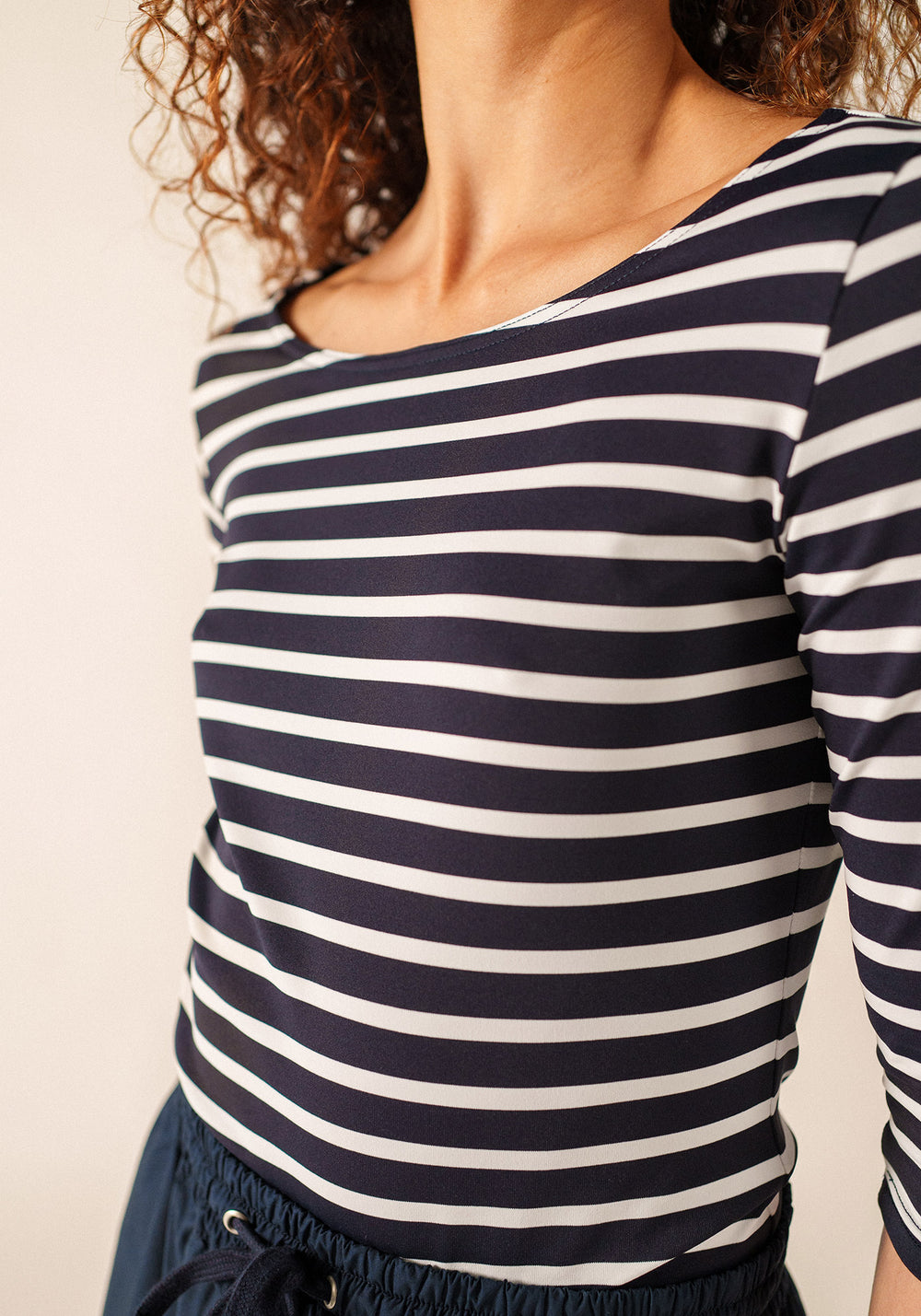 Garde-Côte Breton shirt (NAVY/NEIGE)