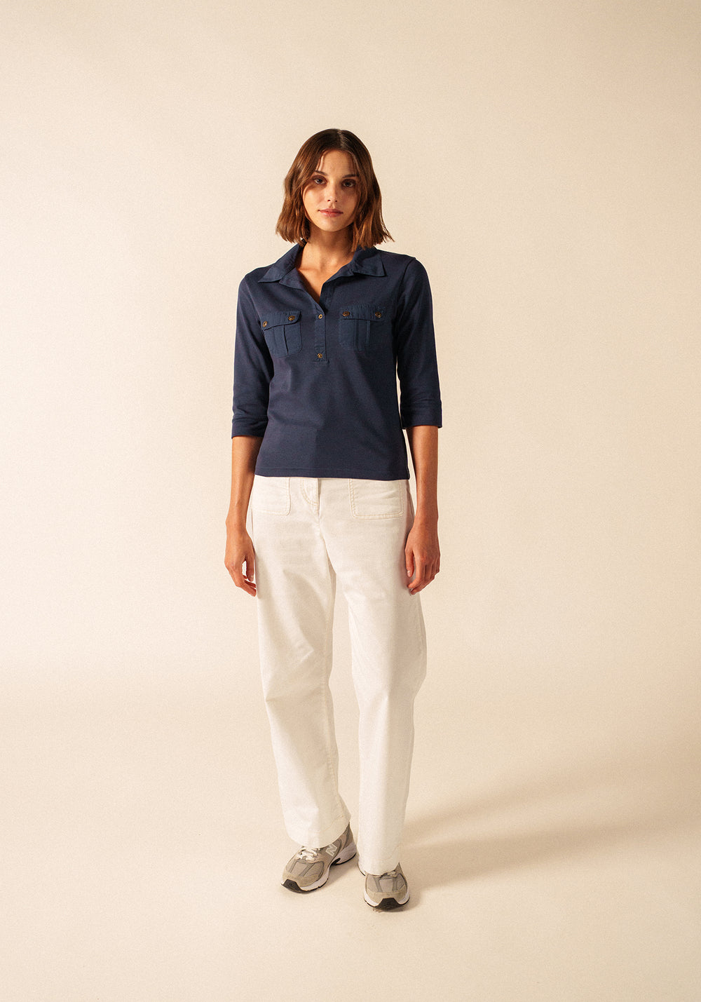 Oléron polo shirt (MARINE)