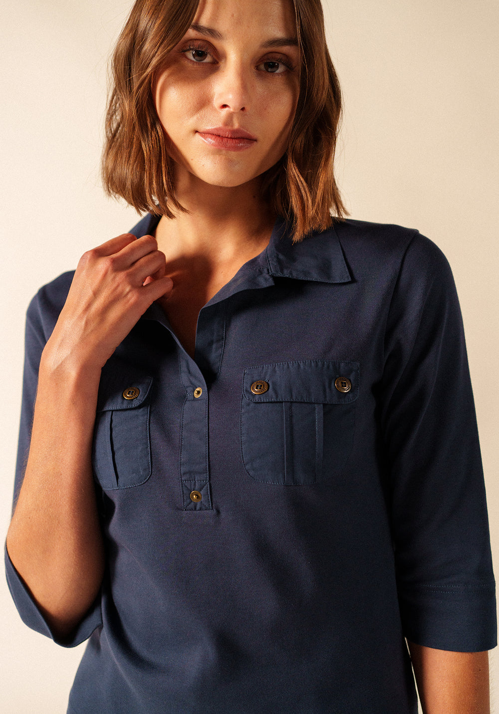Oléron polo shirt (MARINE)