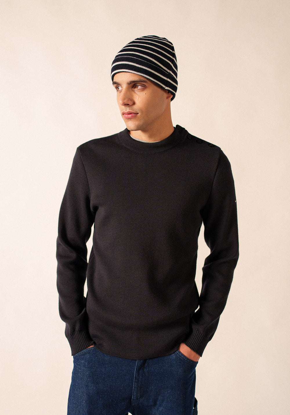 Cartier hat (NAVY/ECUME)