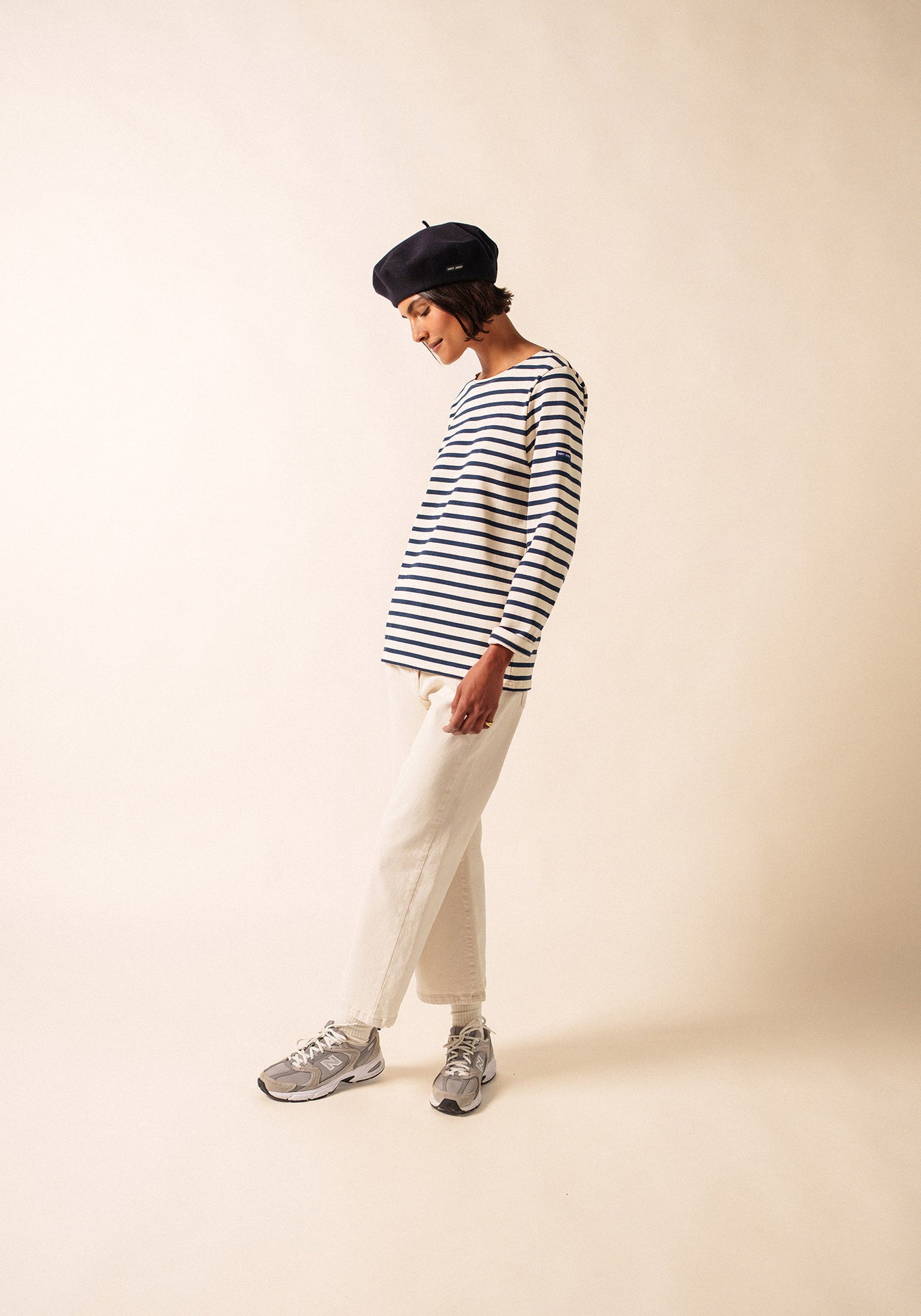 Méridien Breton shirt (ECRU/MARINE)