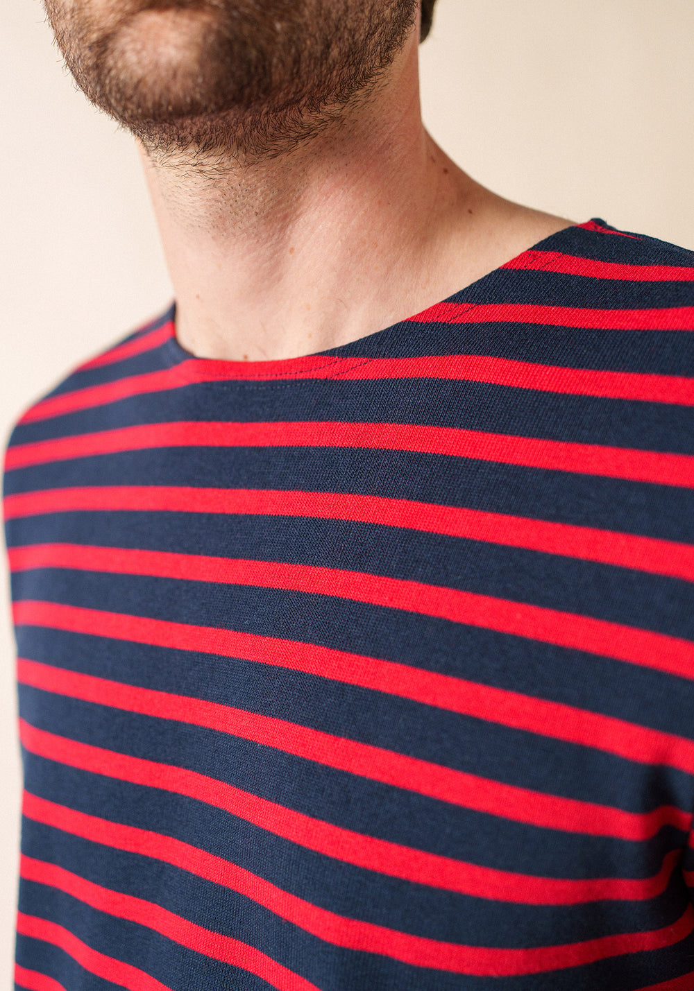 Méridien Breton shirt (MARINE/TULIPE)