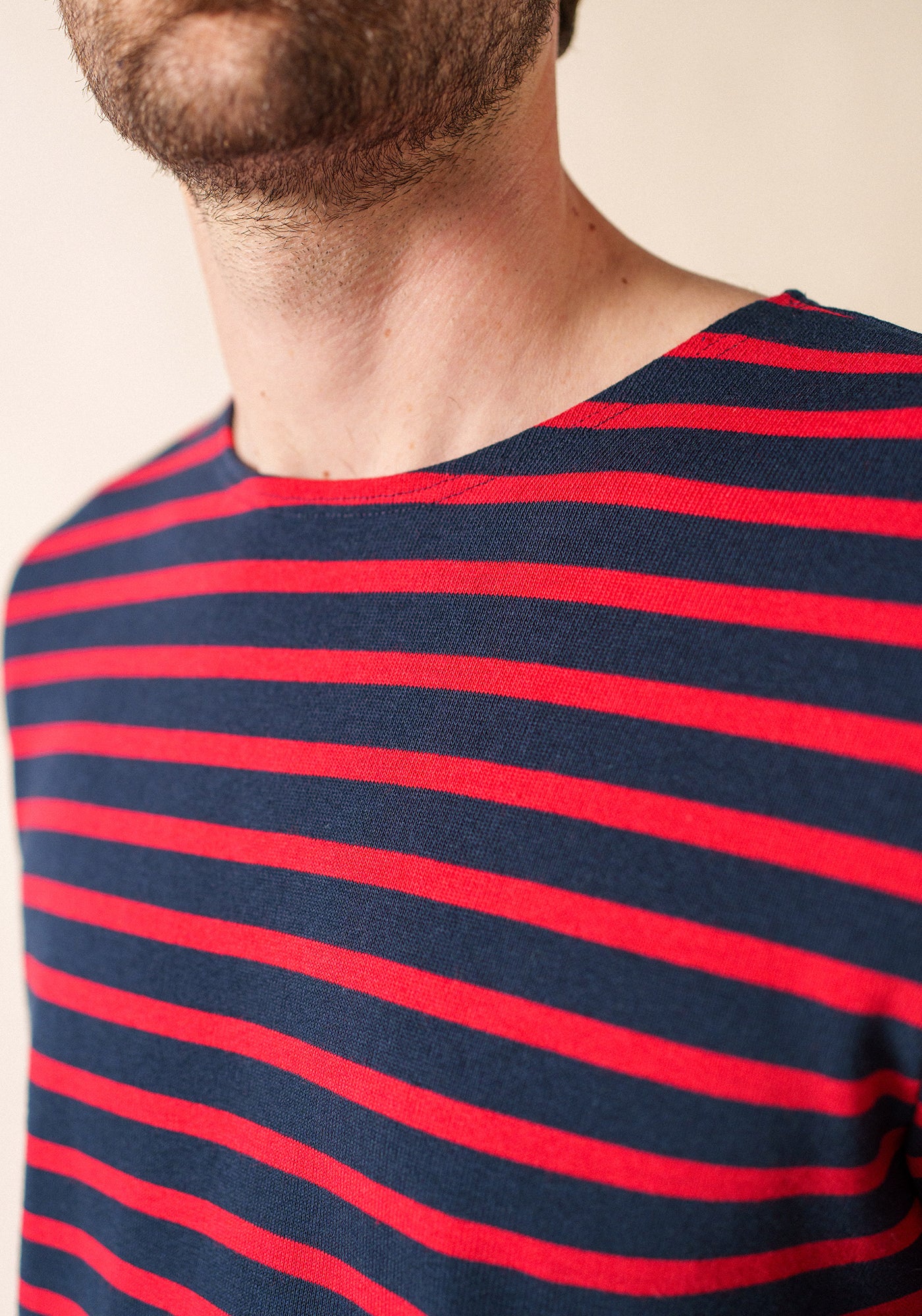 Méridien Breton shirt (MARINE/TULIPE)