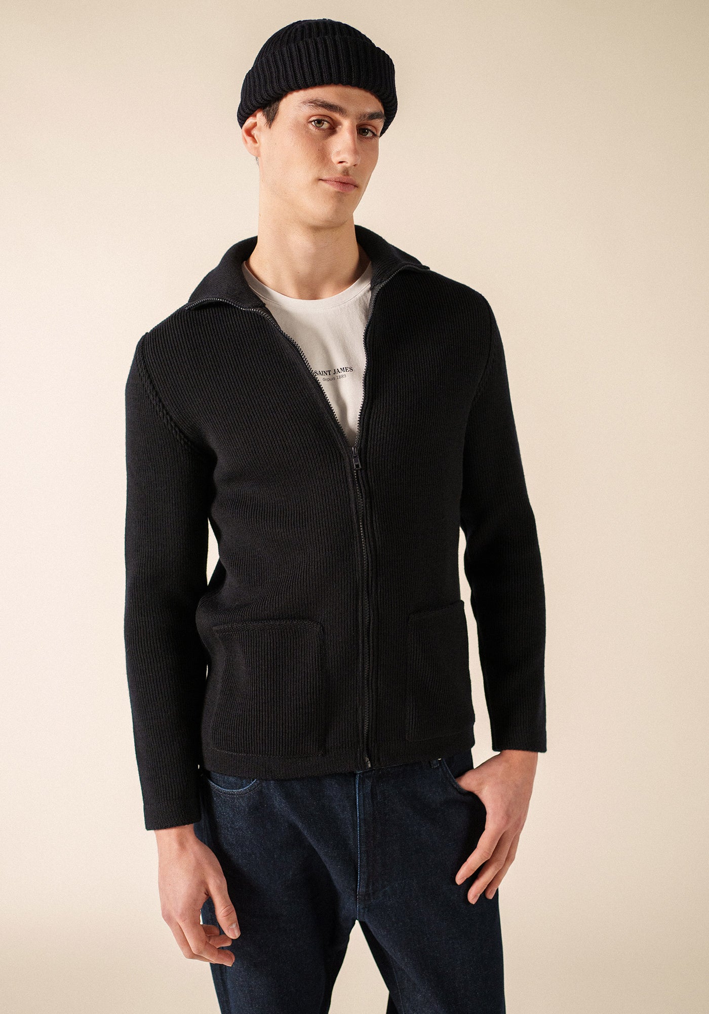 Quiberon jacket (NAVY)
