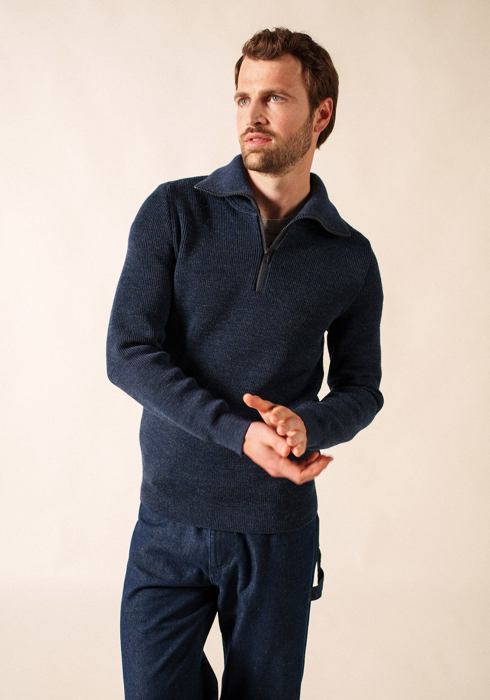 Cotentin jumper (BLEU CHINE)