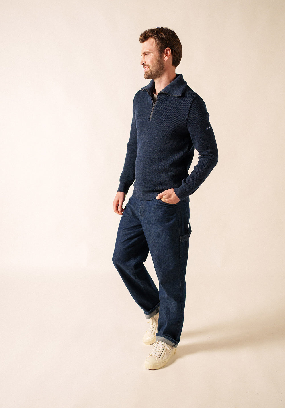 Cotentin jumper (BLEU CHINE)
