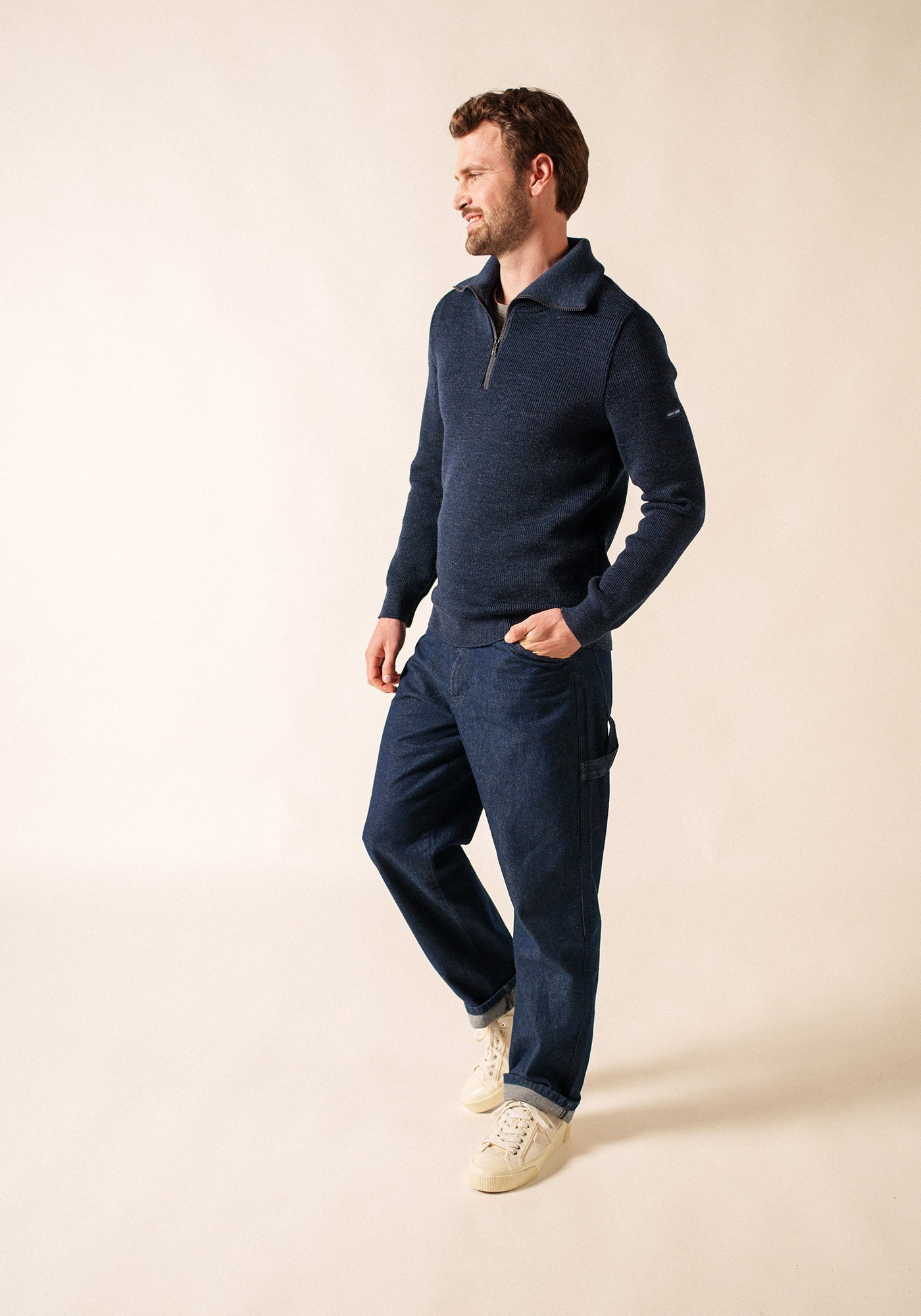 Cotentin jumper (BLEU CHINE)