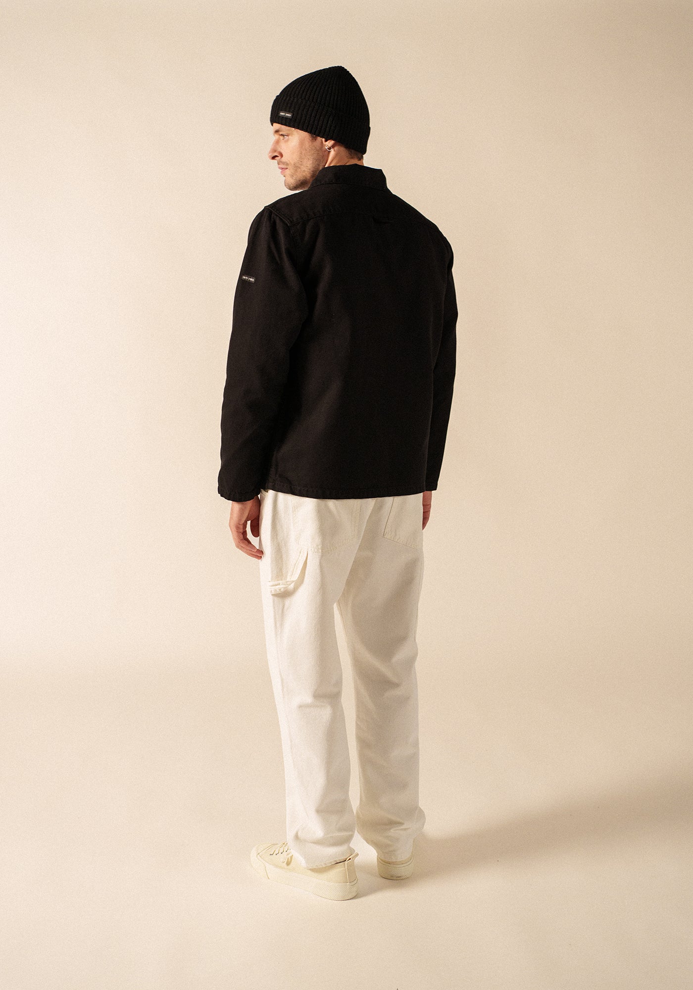 Zephyr smock style jacket (NOIR)