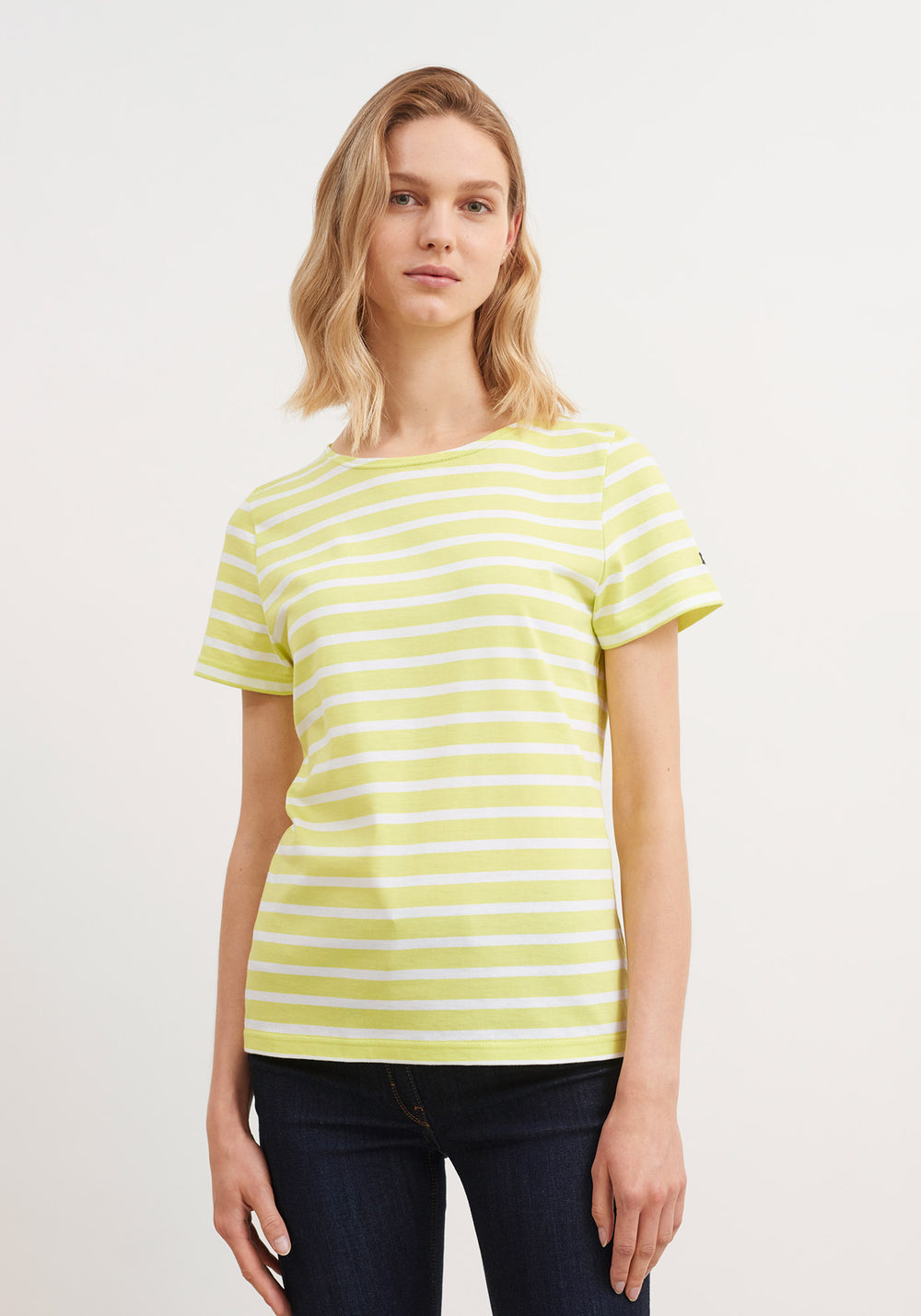 Etrille Breton shirt (LIME/NEIGE)