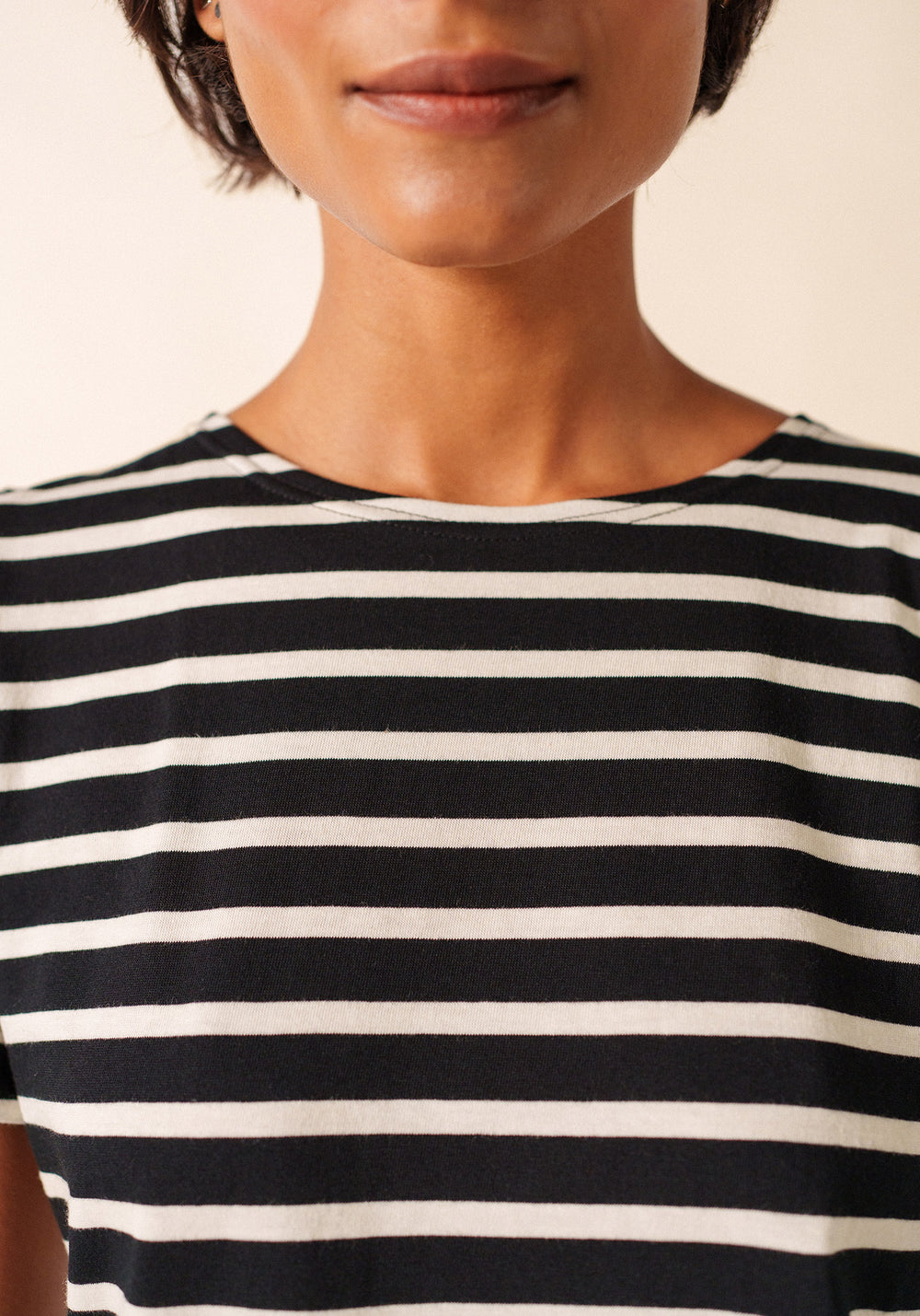Etrille Breton shirt (NOIR/ECRU)