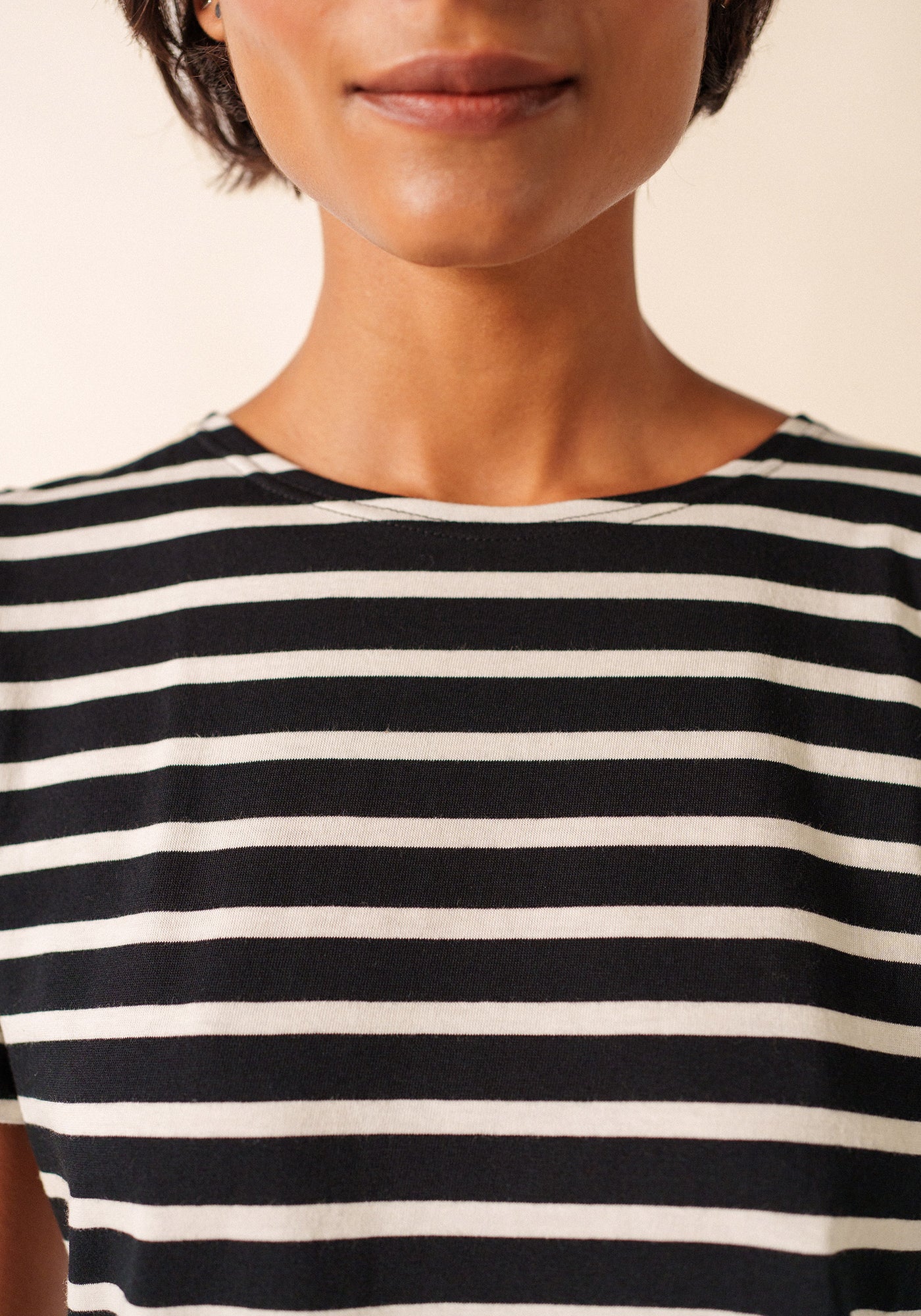 Etrille Breton shirt (NOIR/ECRU)
