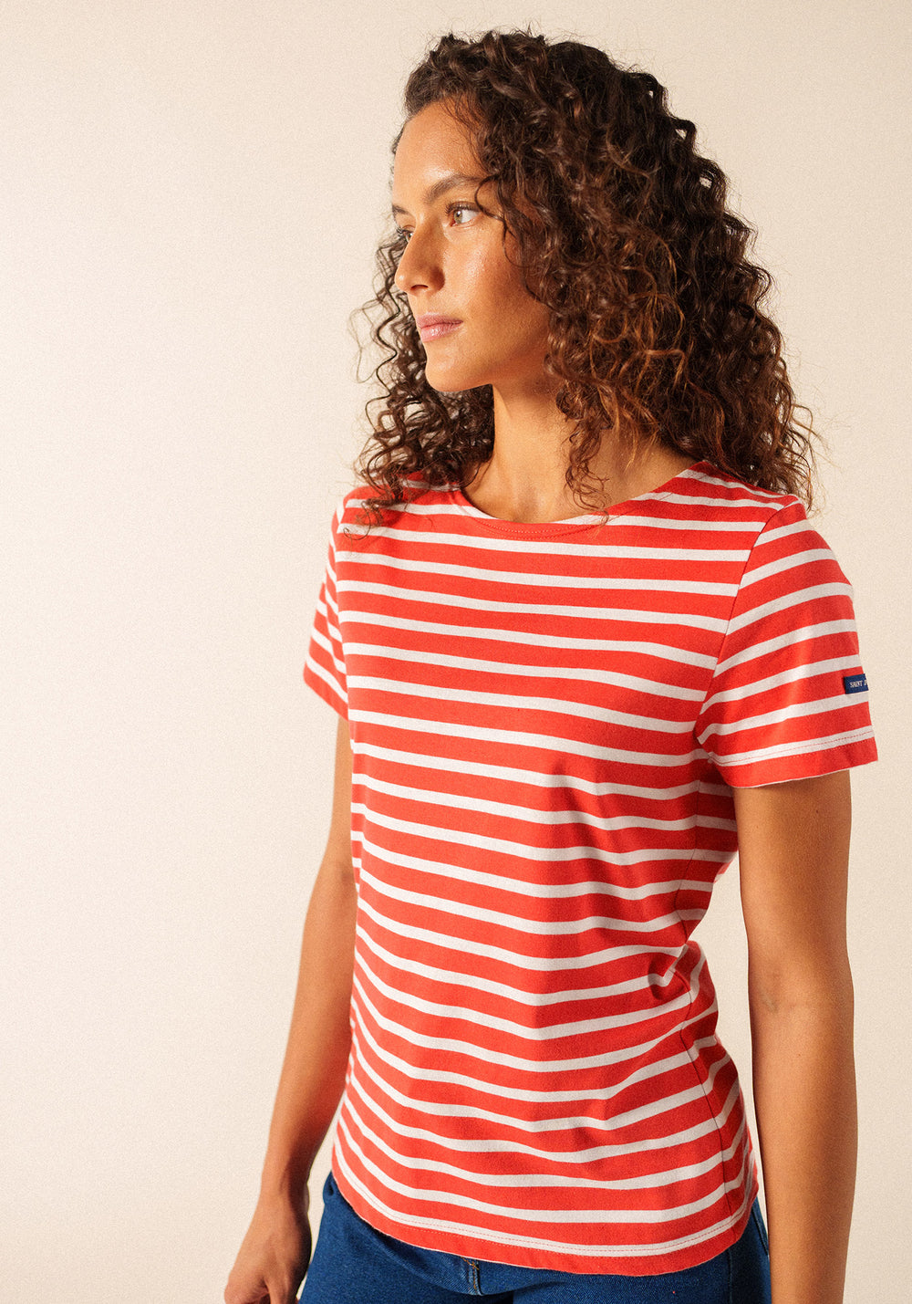 Etrille Breton shirt (PIGMENT/NEIGE)