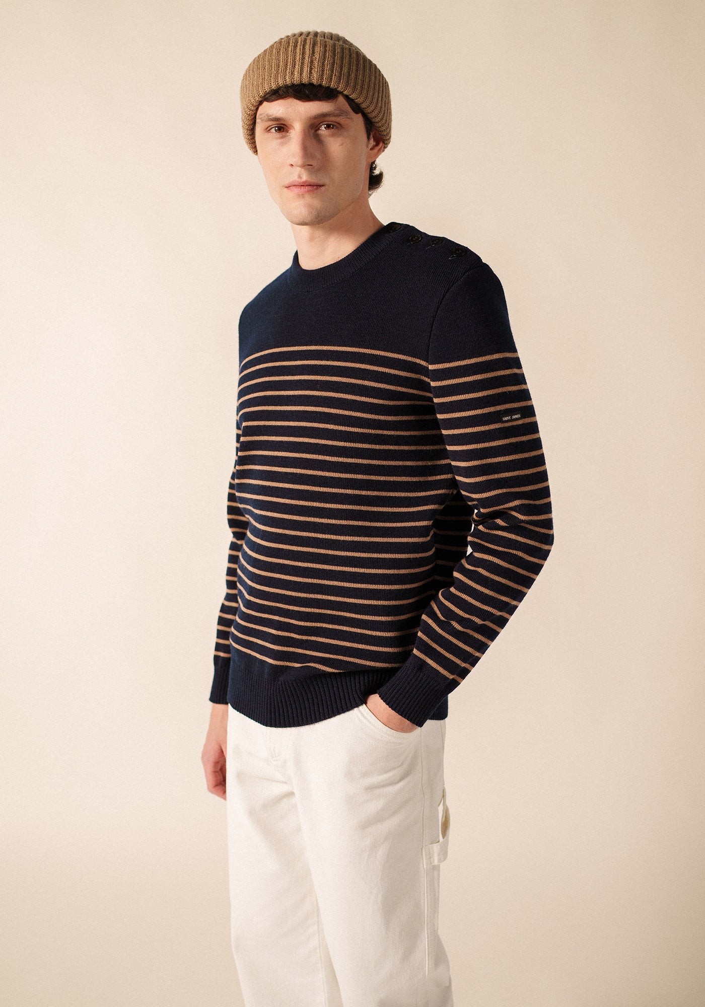 Binic sailor jumper (MARINE/BEIGE FONCE)