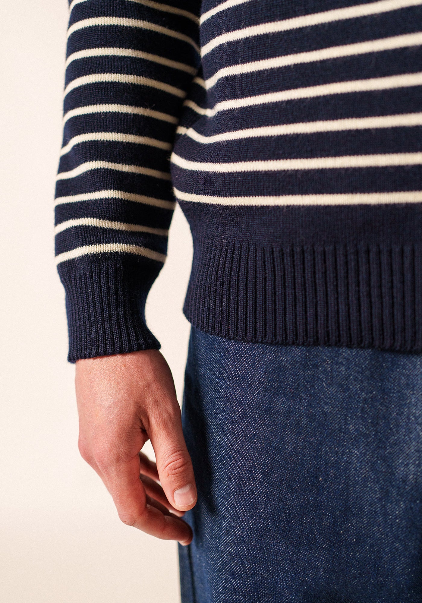 Binic sailor jumper (MARINE/ECRU)