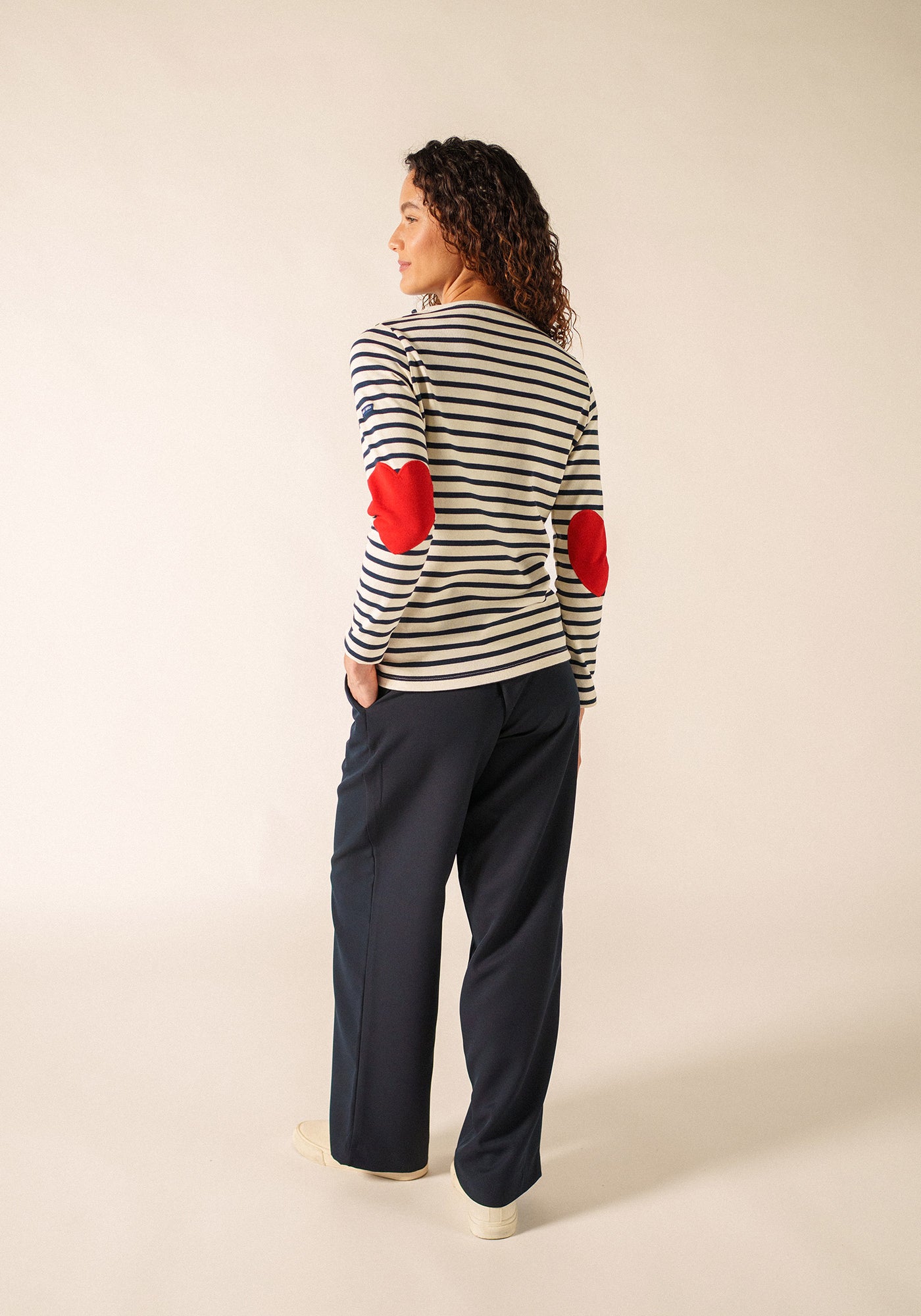 Vaujany Breton shirt (ECRU/MARINE)