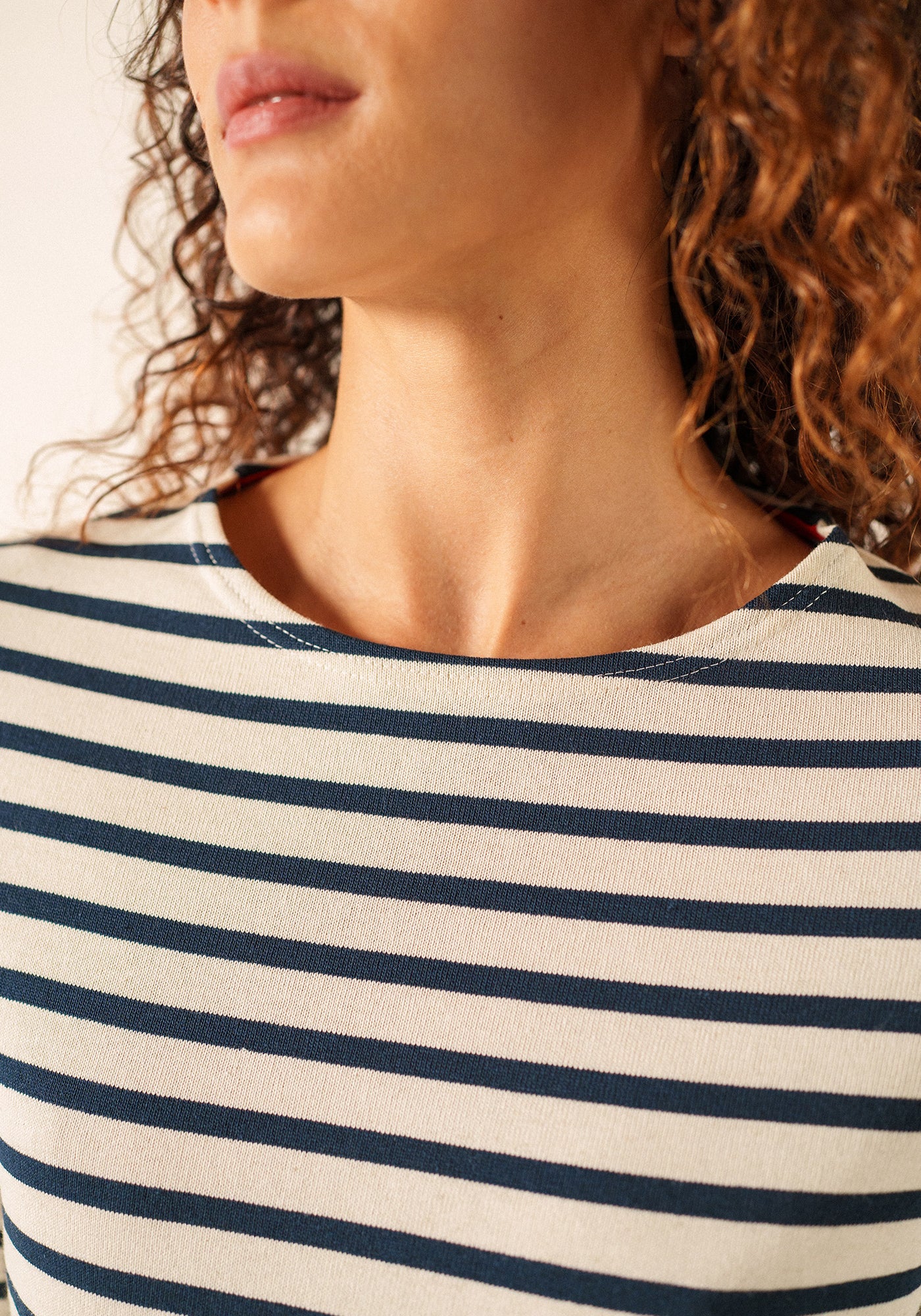 Vaujany Breton shirt (ECRU/MARINE)