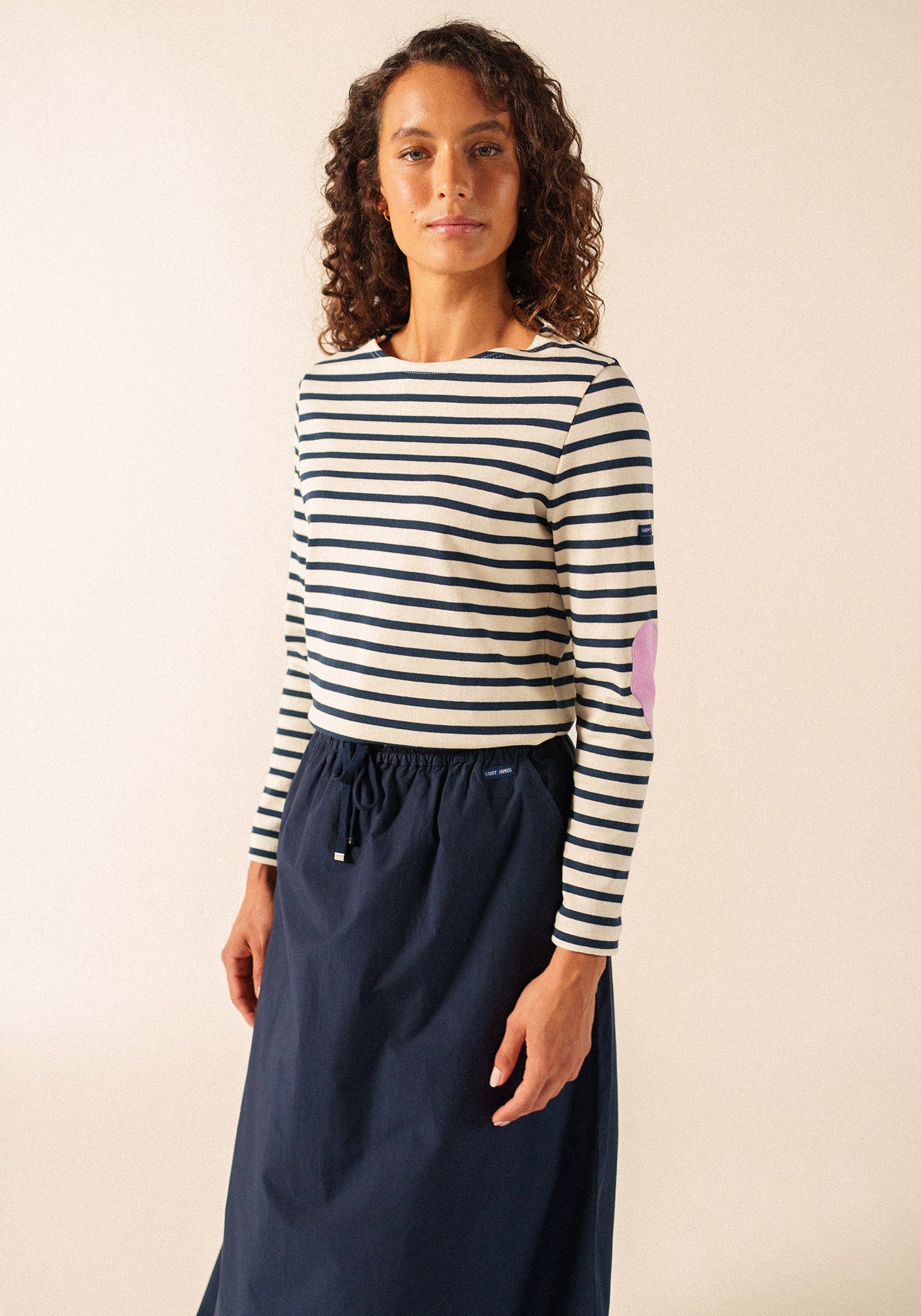 Vaujany Breton shirt (ECRU/MARINE/NACRE)