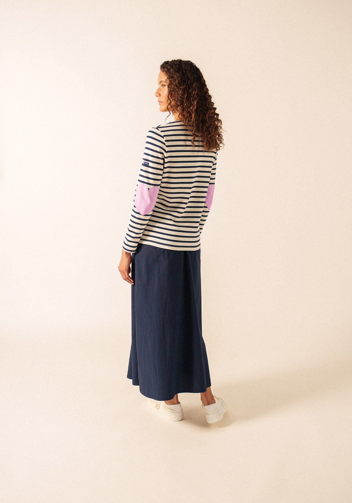 Vaujany Breton shirt (ECRU/MARINE/NACRE)