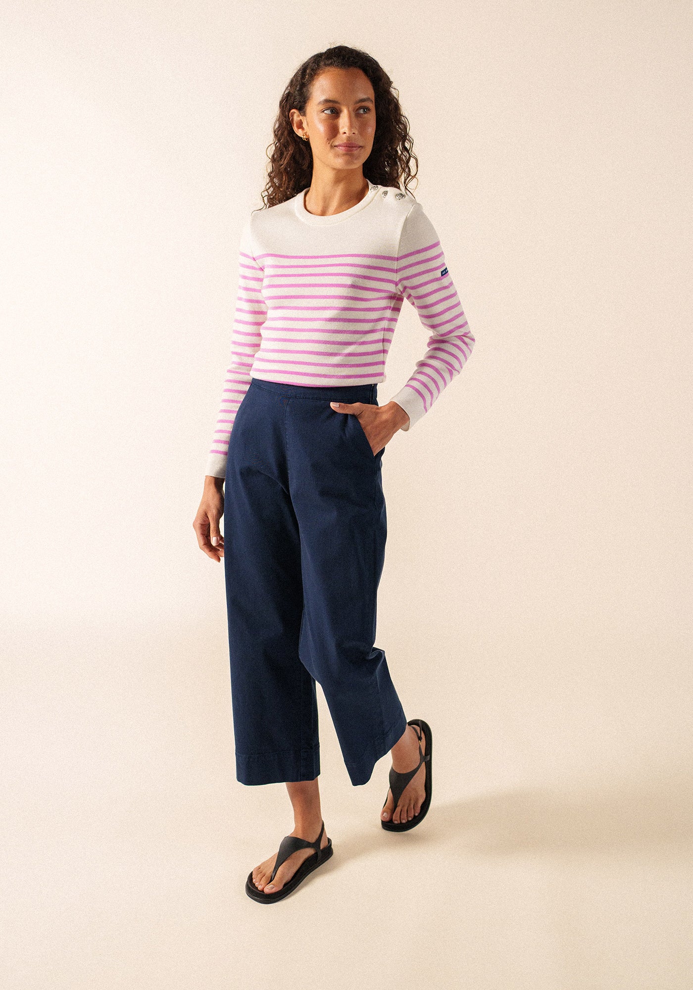 Marée sailor jumper (BLANC/NACRE)