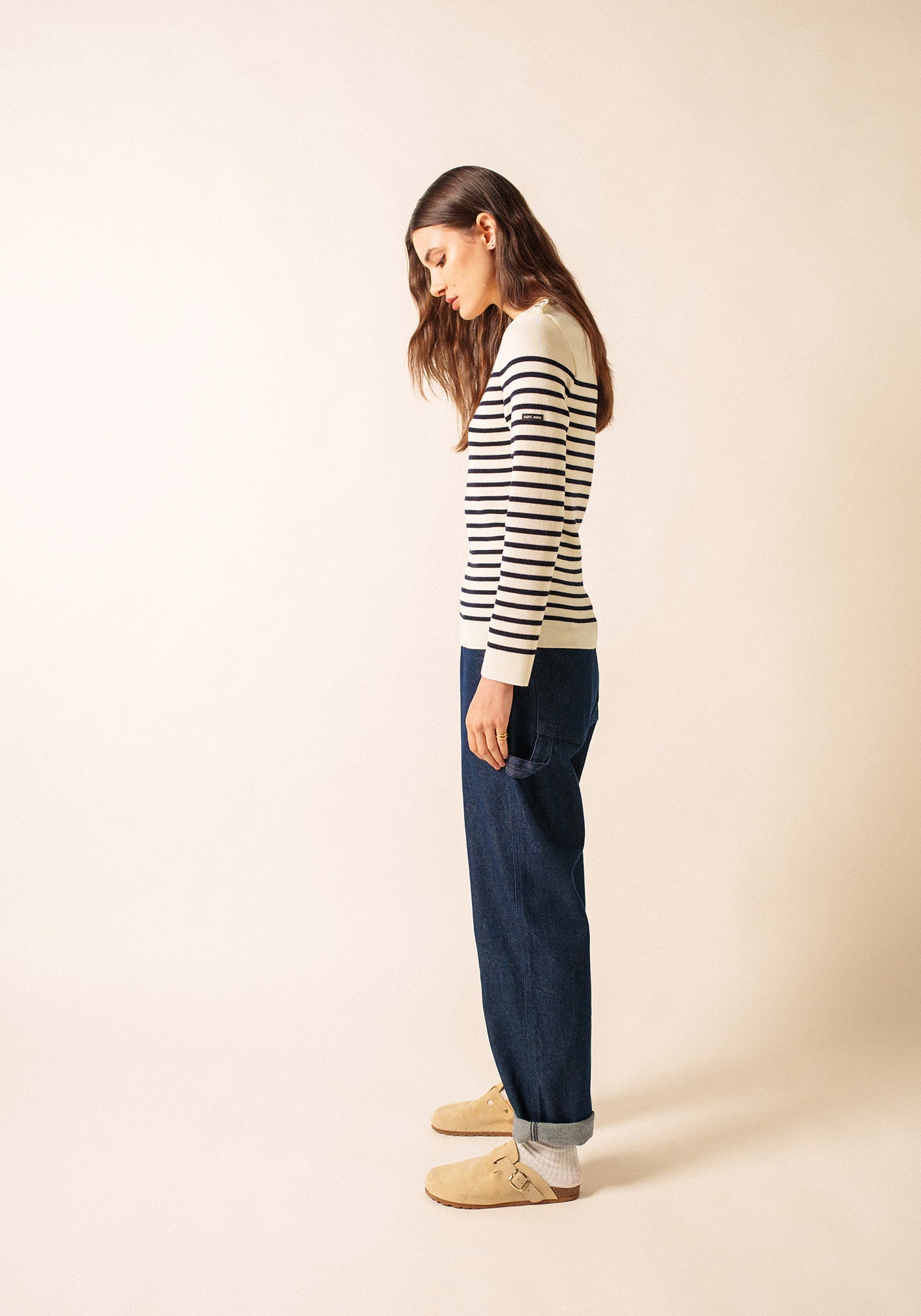 Marée sailor jumper (ECUME/NAVY)