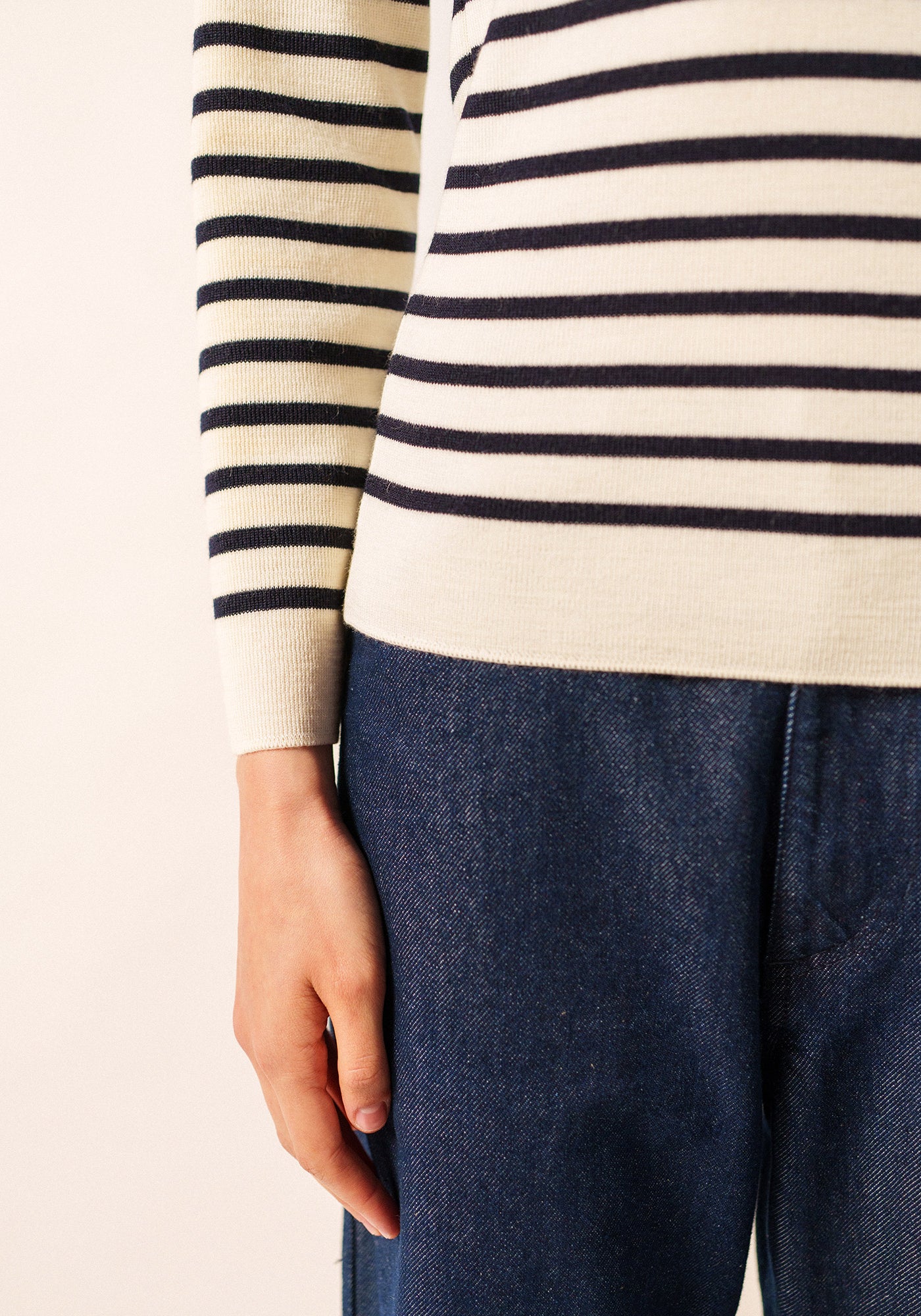 Marée sailor jumper (ECUME/NAVY)