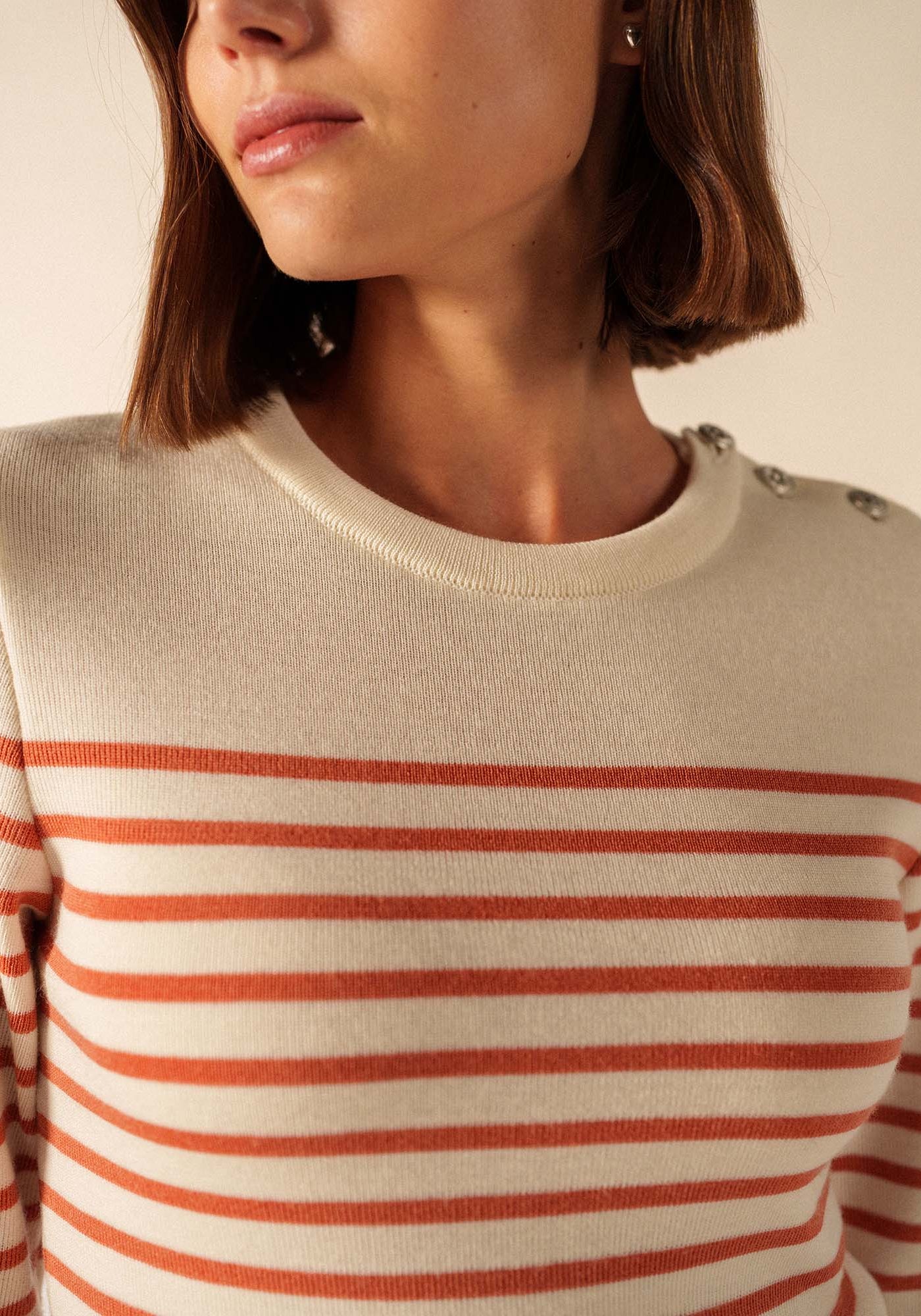 Marée sailor jumper (BLANC/ARGILE)