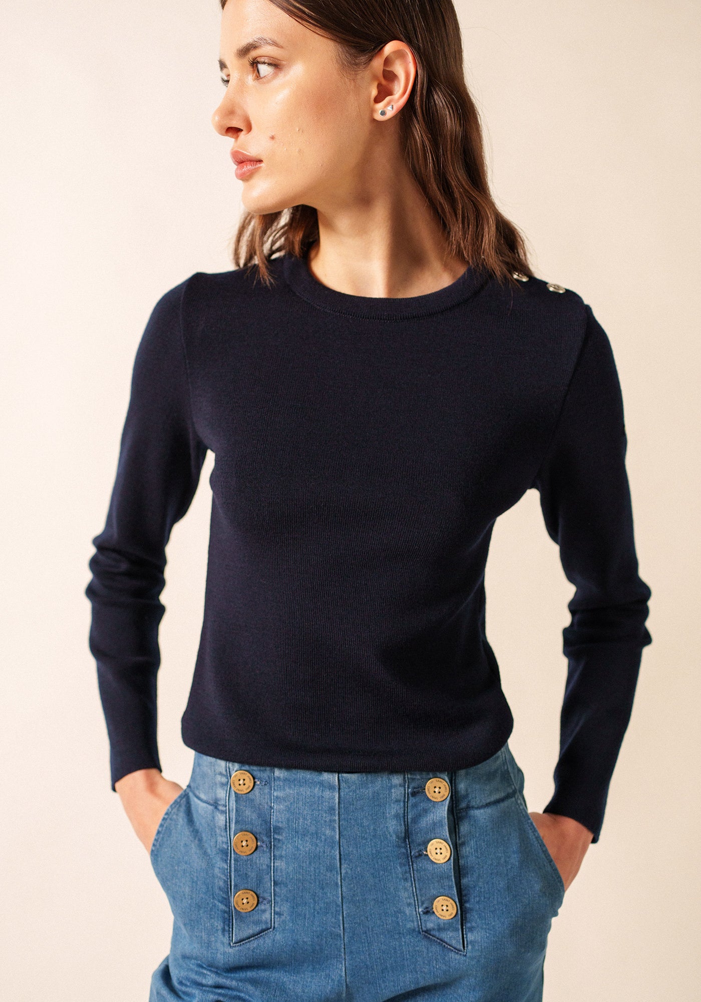 Marée sailor jumper (NAVY)