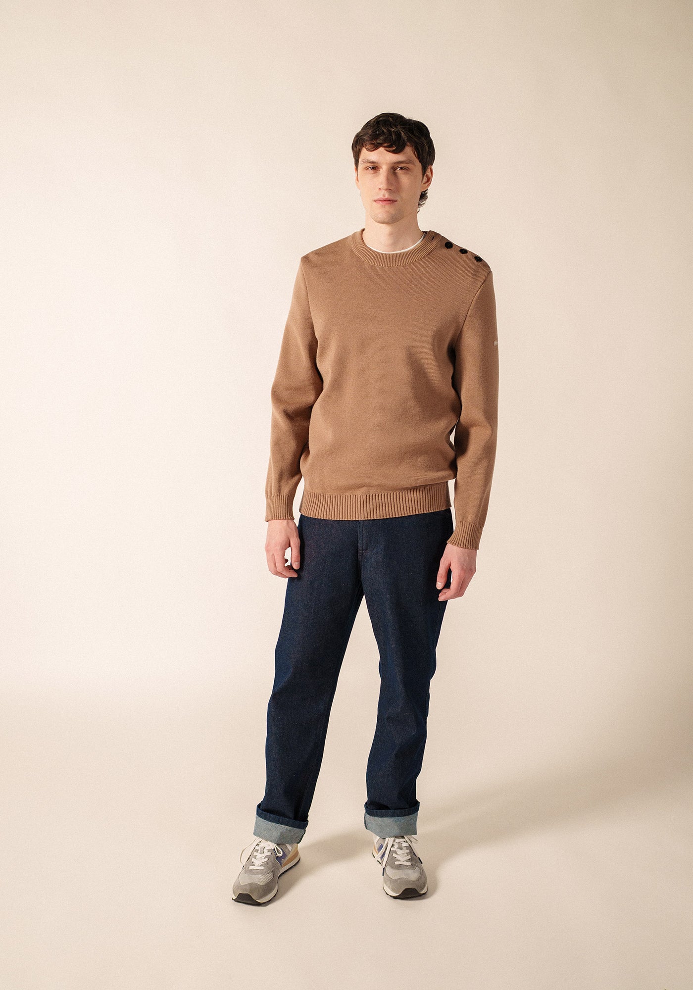 Cancale sailor jumper (BEIGE FONCE)