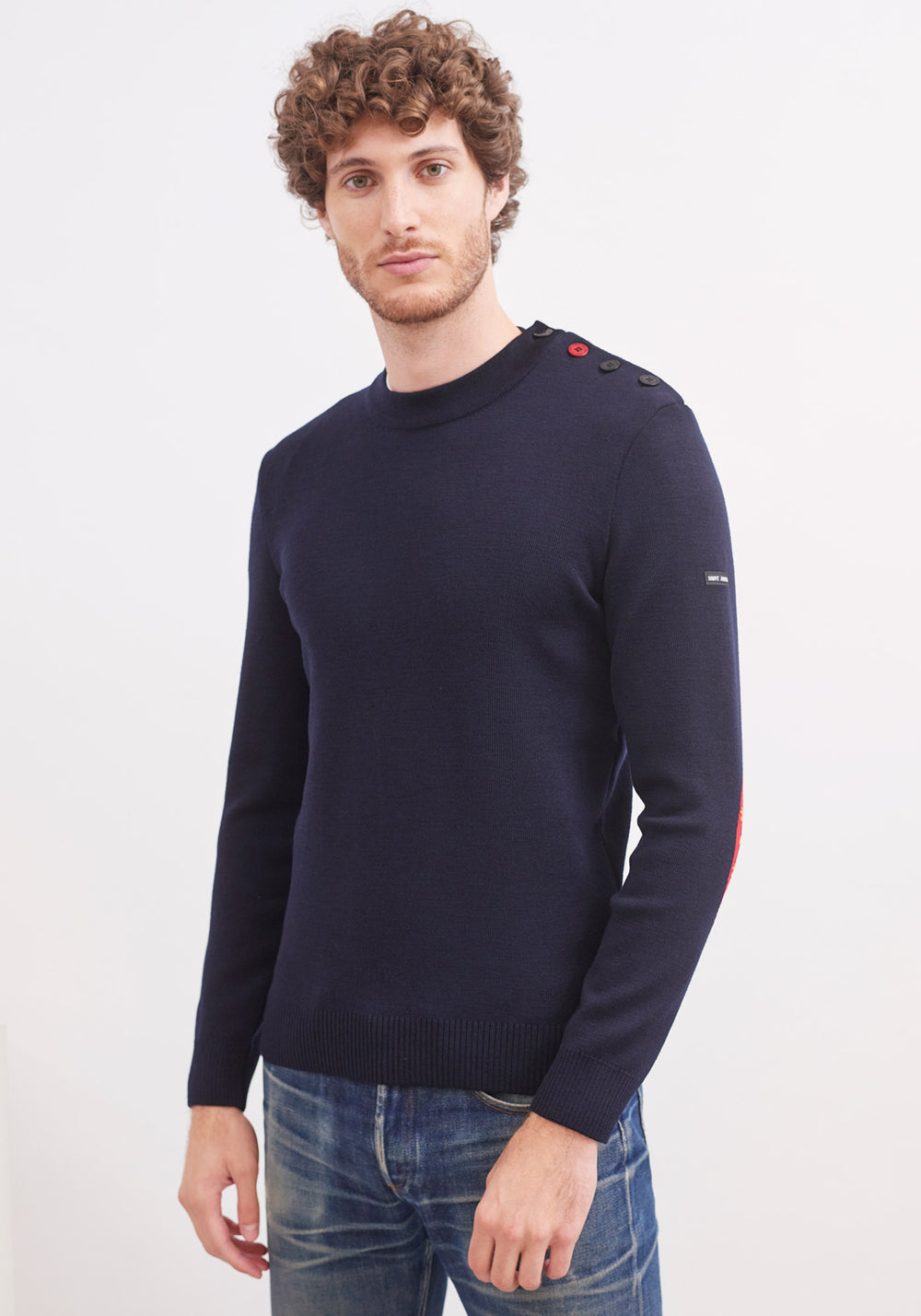 Mondiovision Normandie jumper (NAVY/MULTICO)