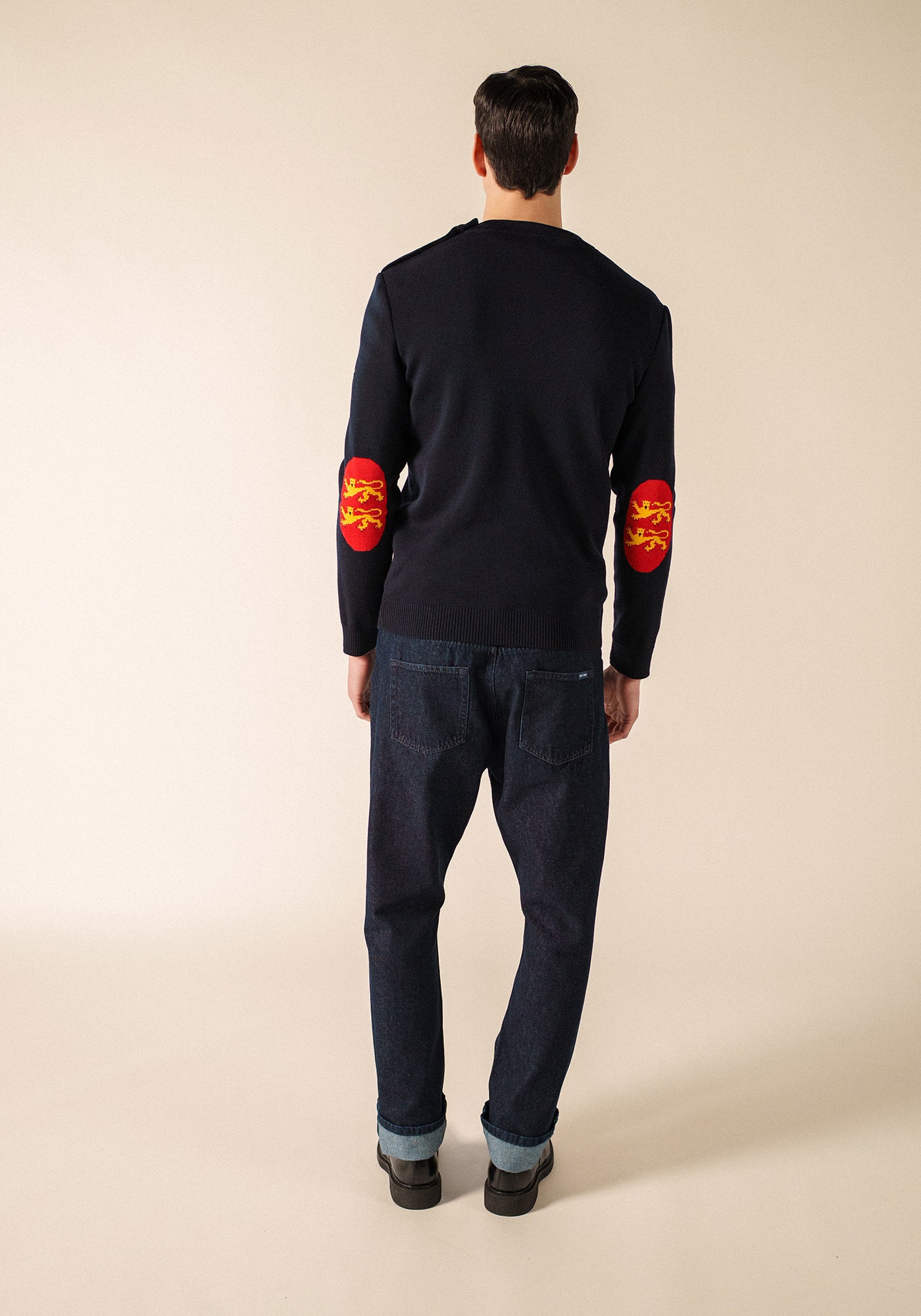 Mondiovision Normandie jumper (NAVY/MULTICO)