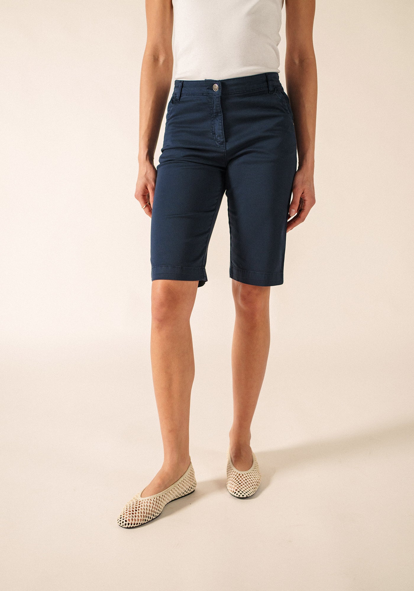Samantha Bermuda shorts (MARINE)