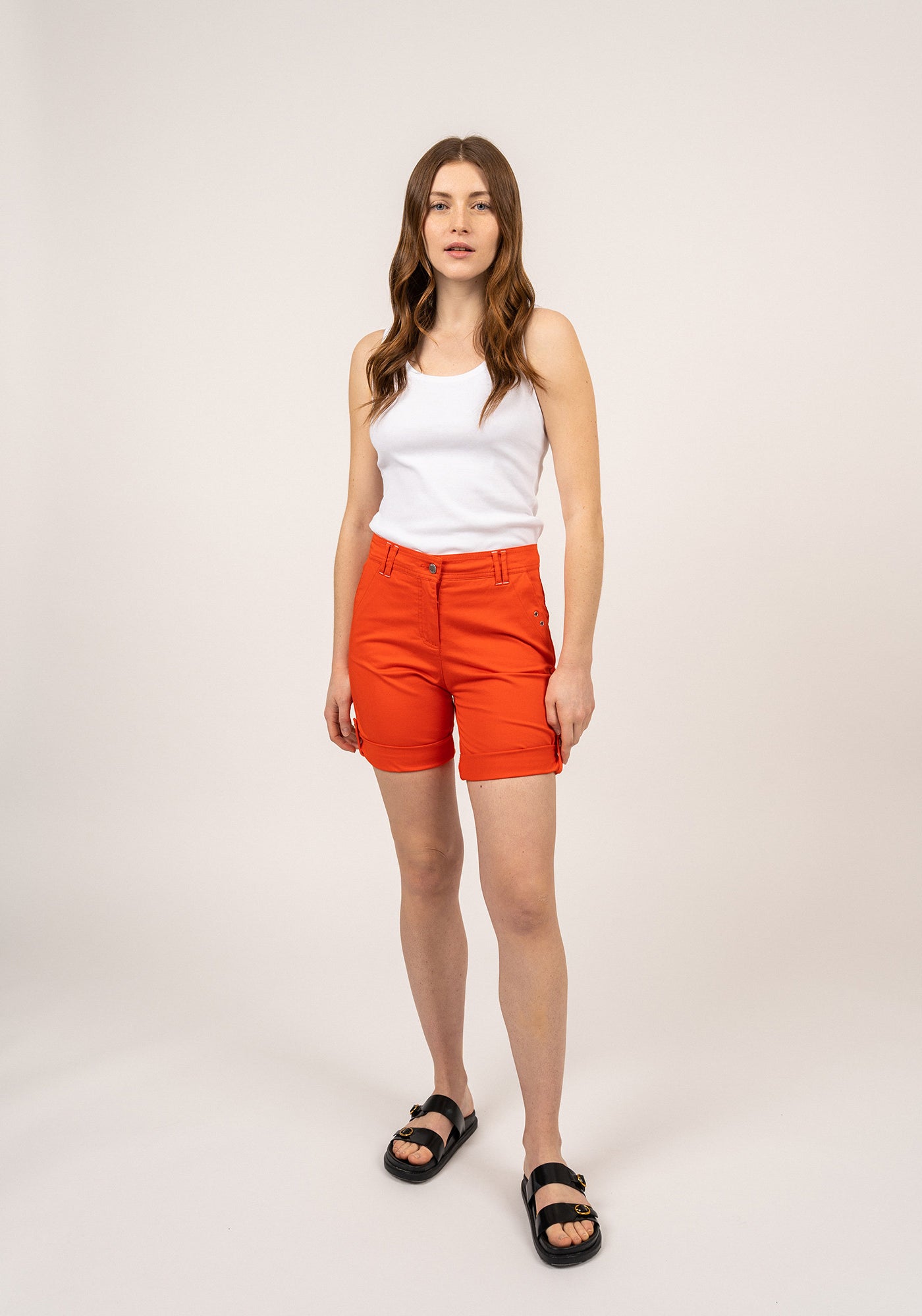 Marie Bermuda shorts (SANGUINE)