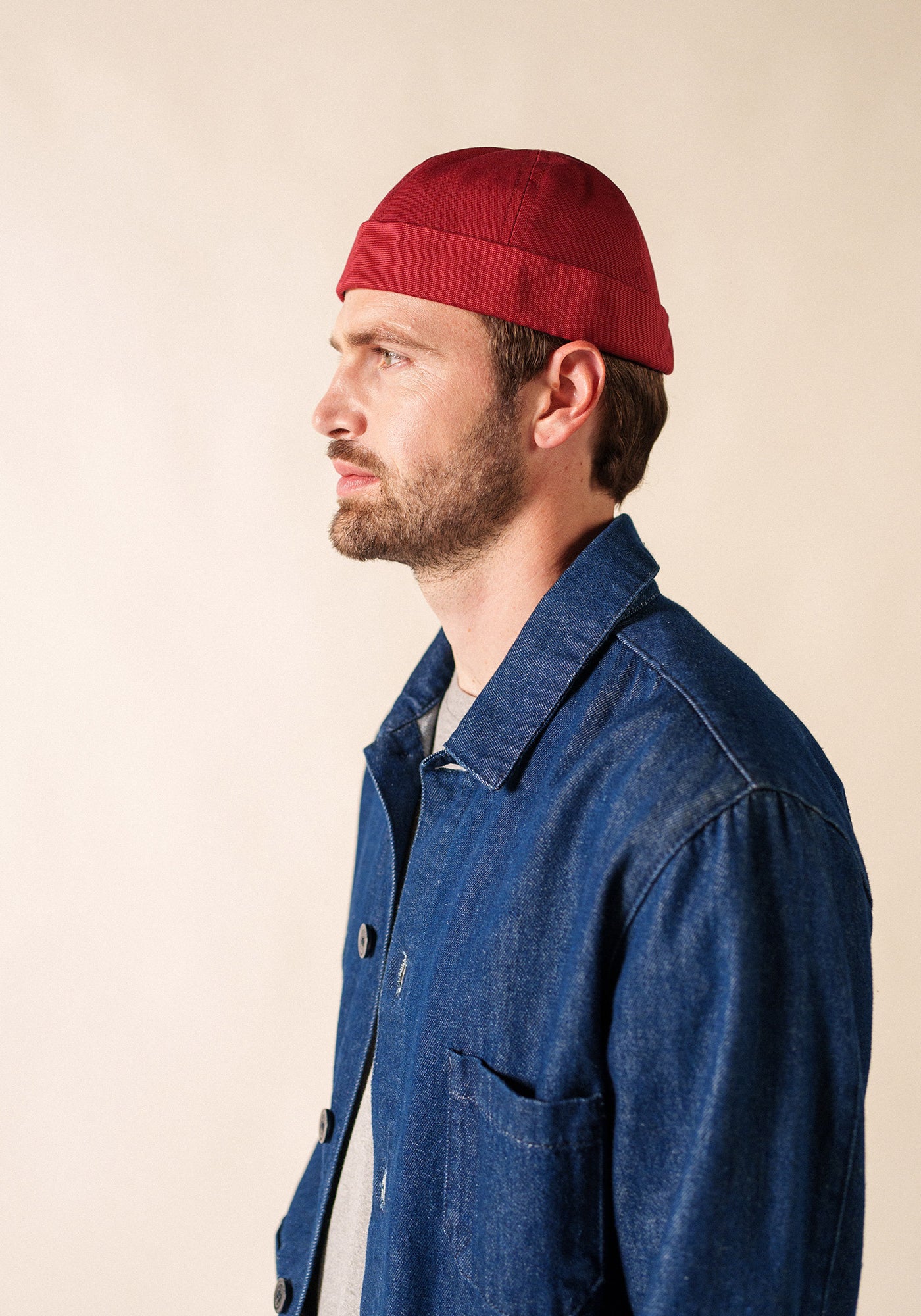 Miki Canevas hat (BRIQUE)