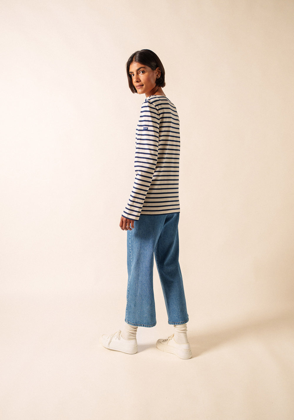 Minquiers Breton shirt (ECRU/MARINE)