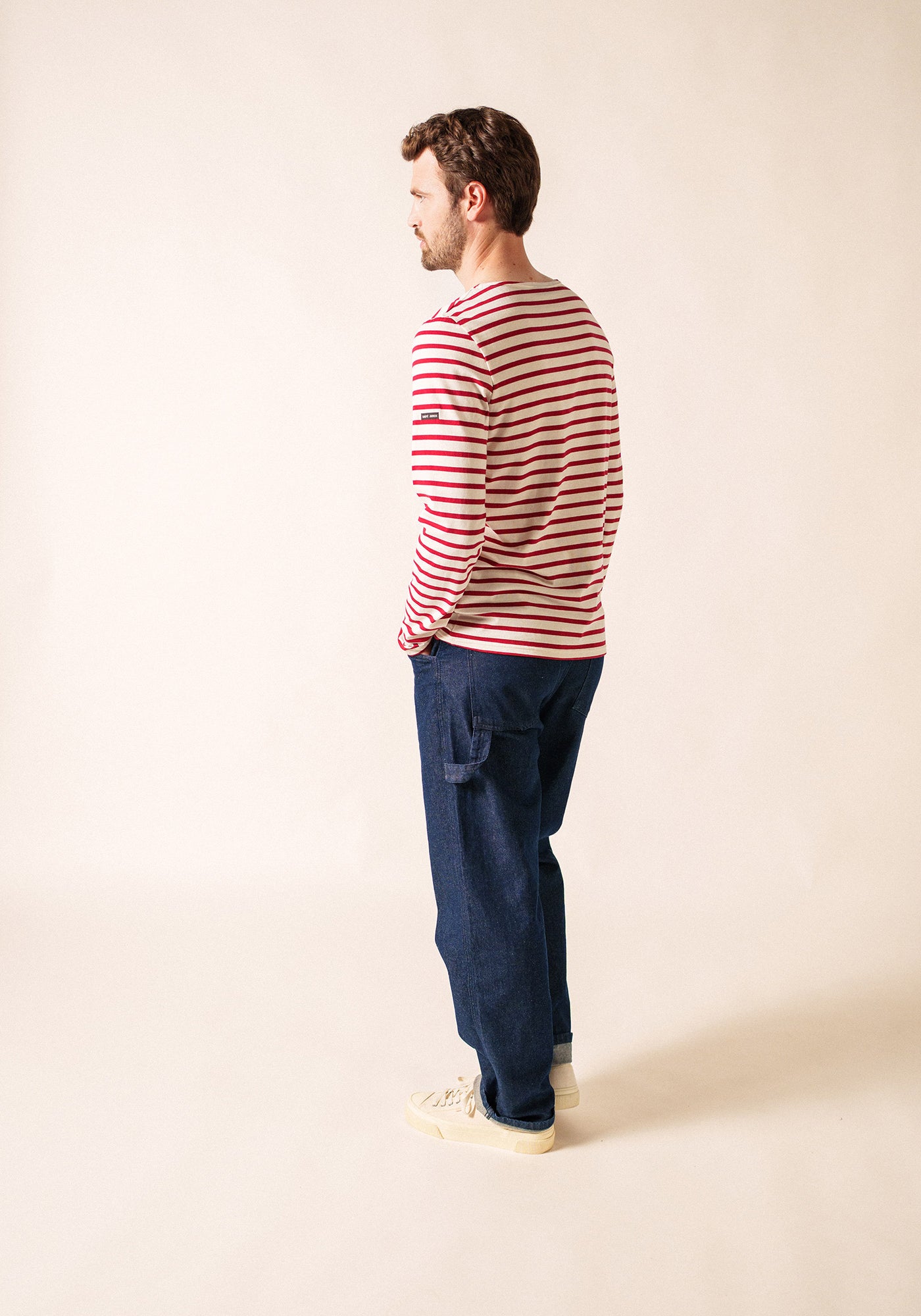 Minquiers Breton shirt (ECRU/PERSAN)
