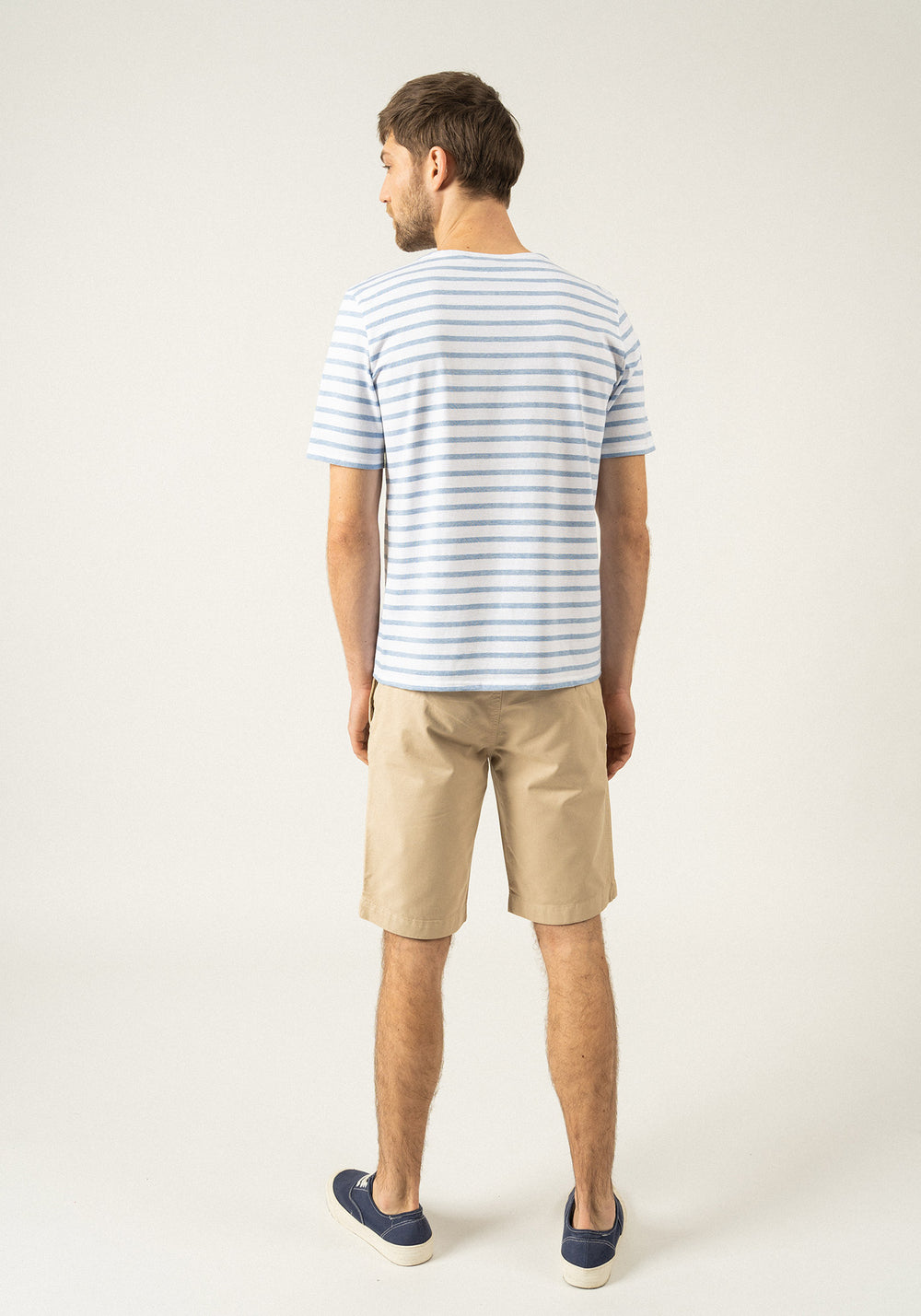Levant Breton shirt (NEIGE/DENIM)