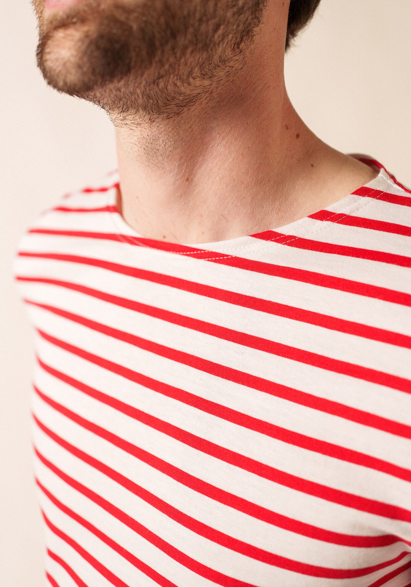 Levant Breton shirt (NEIGE/TULIPE)