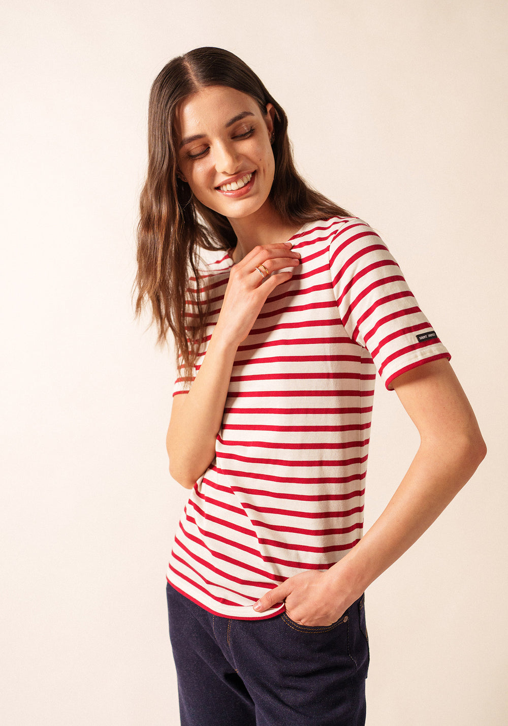 Levant Breton shirt (ECRU/PERSAN)