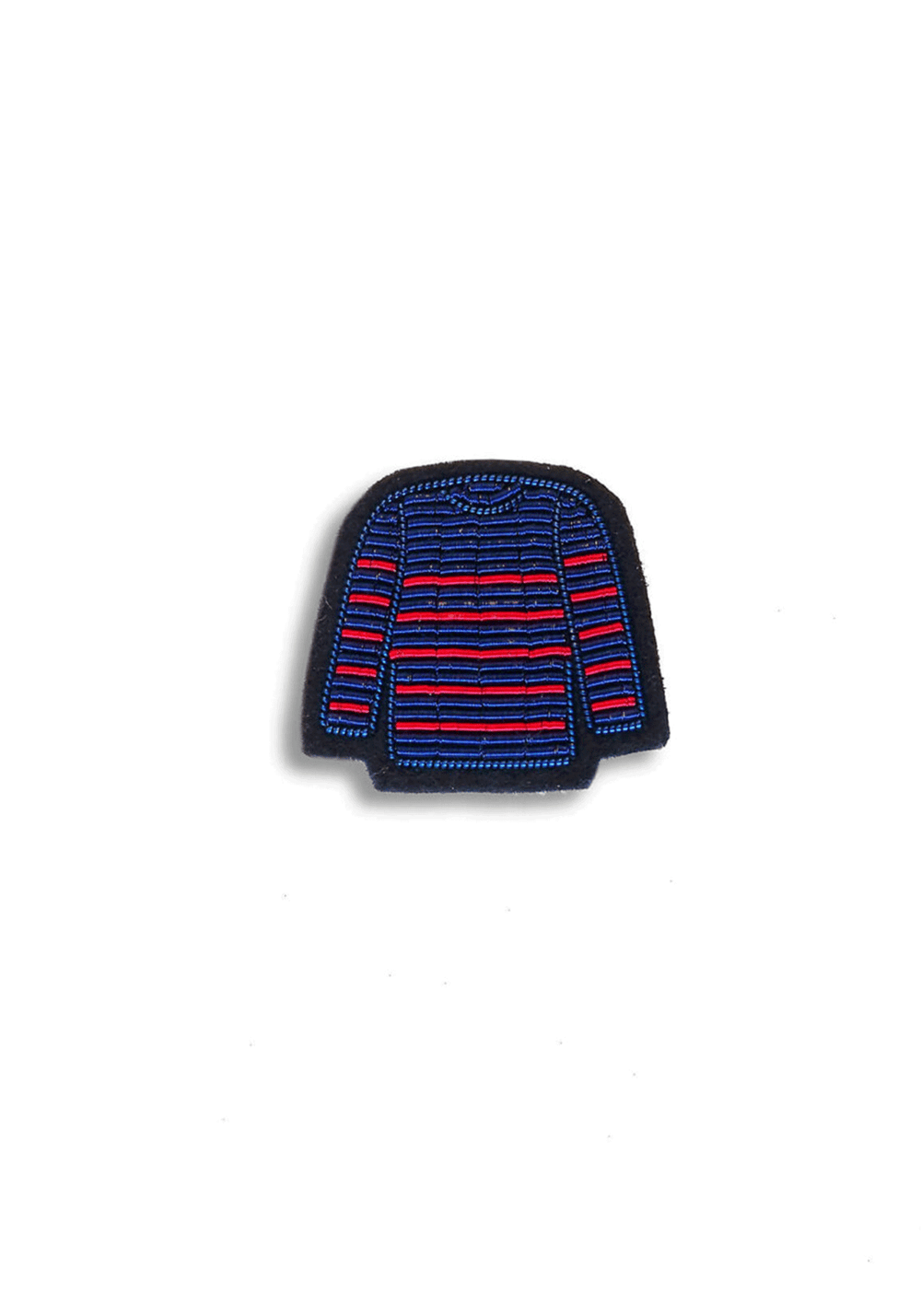 Breton shirt  brooch x Macon & Lesquoy (BLEU/ROUGE)