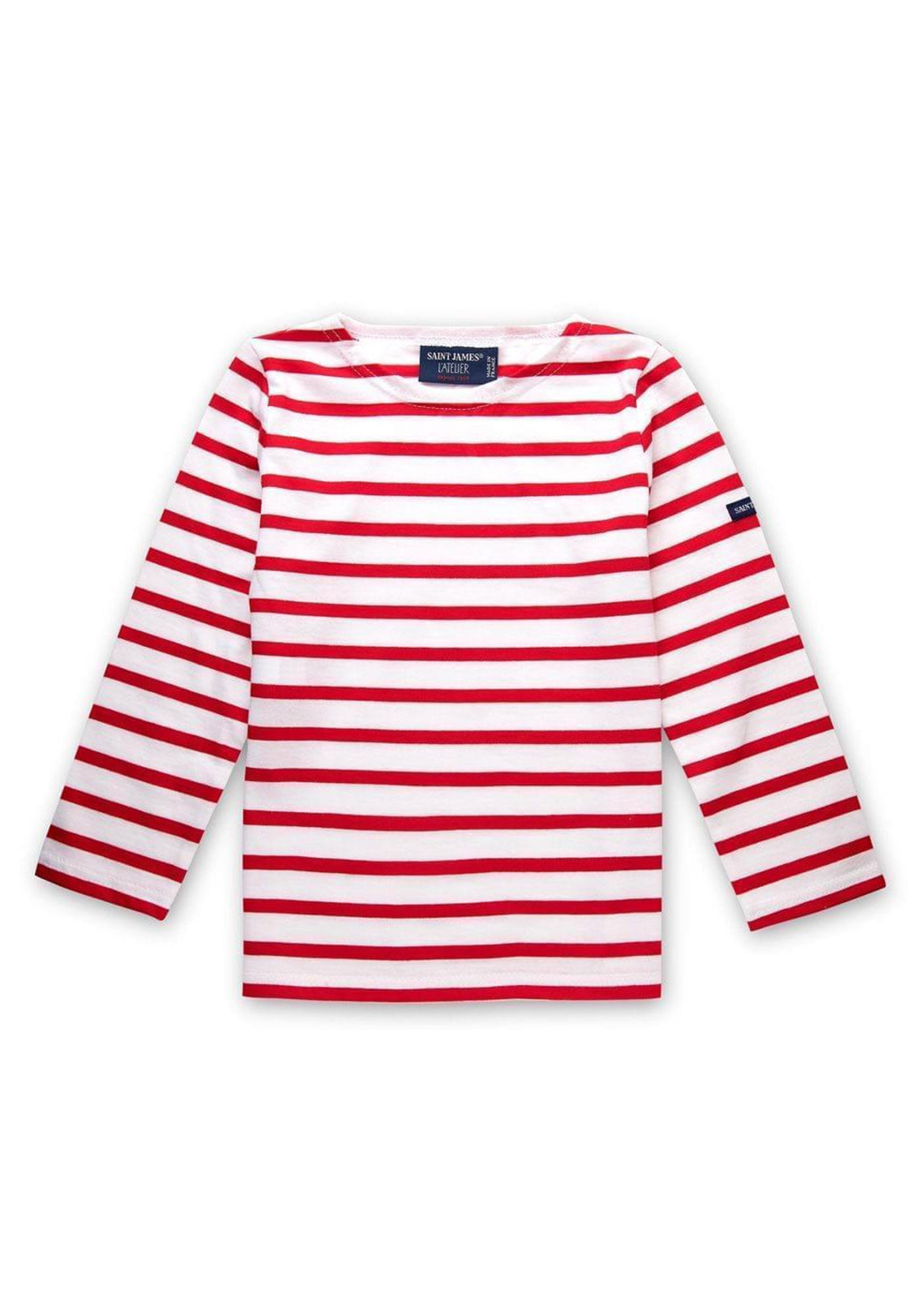 Miniquiers kids Breton shirt (NEIGE/TULIPE)