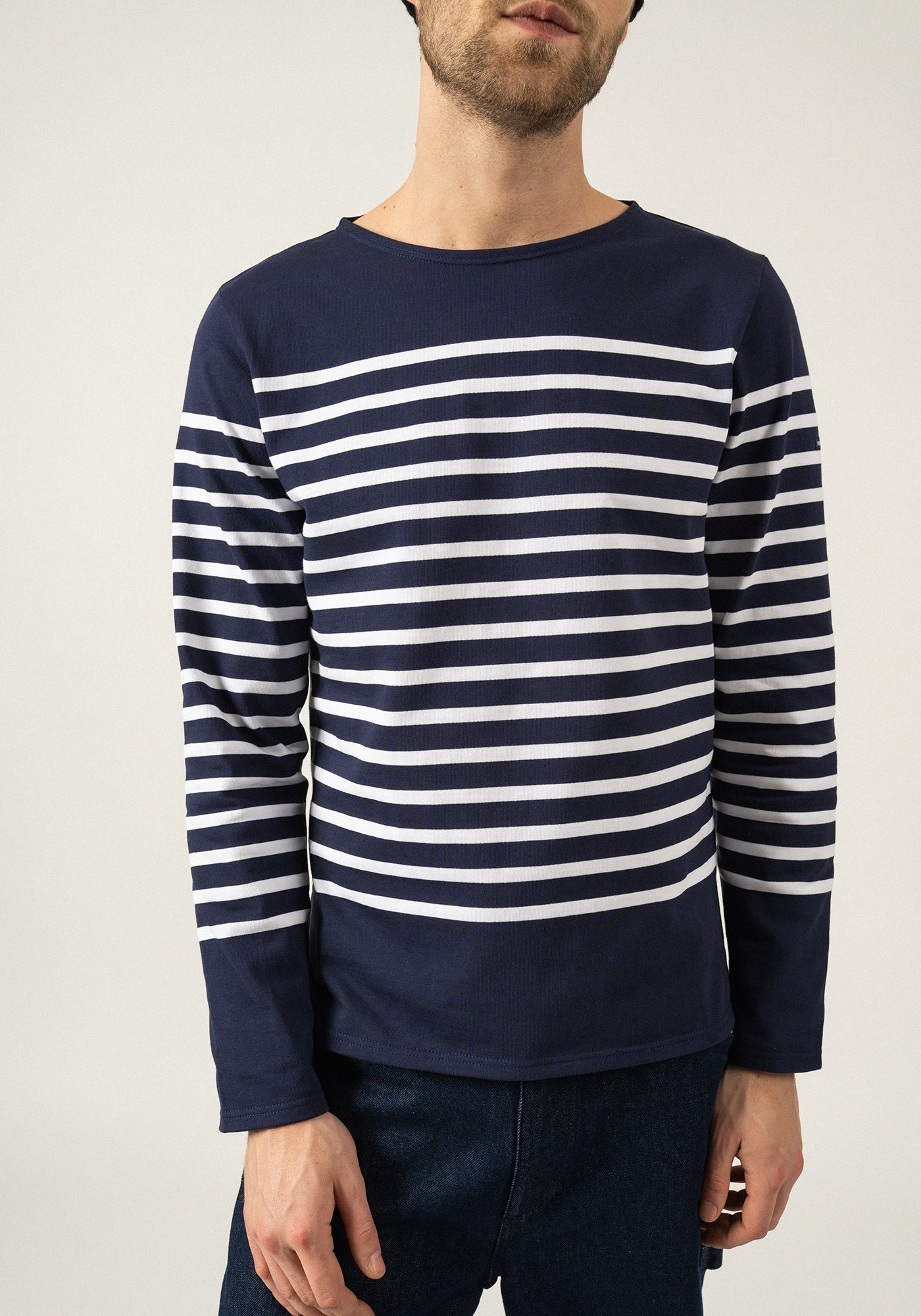 Naval sailor shirt (MARINE/NEIGE)