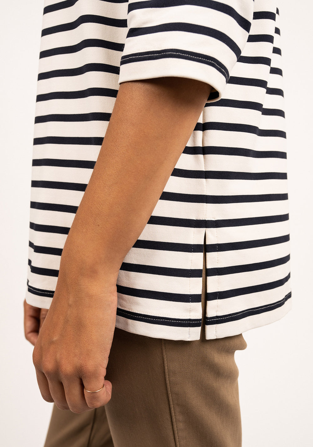 Phare Breton shirt (NEIGE/NAVY)