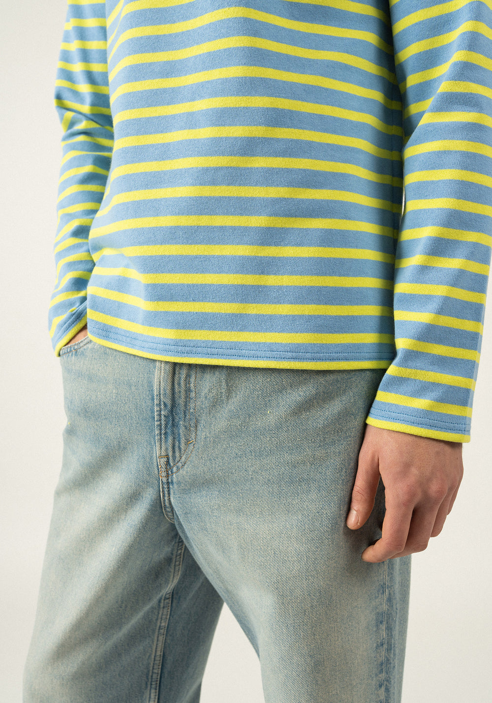 Méridien Breton shirt (OXYGENE/LIME)